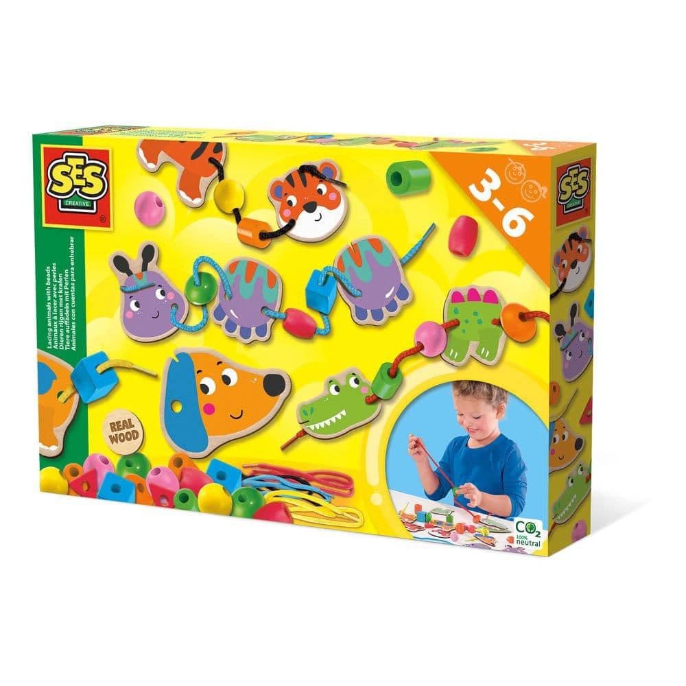 Lacing Animals Bead Set