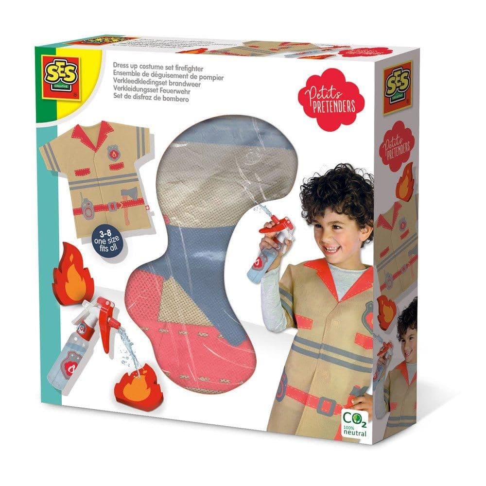 Petits Pretenders Firefighter Dress Up Costume Set