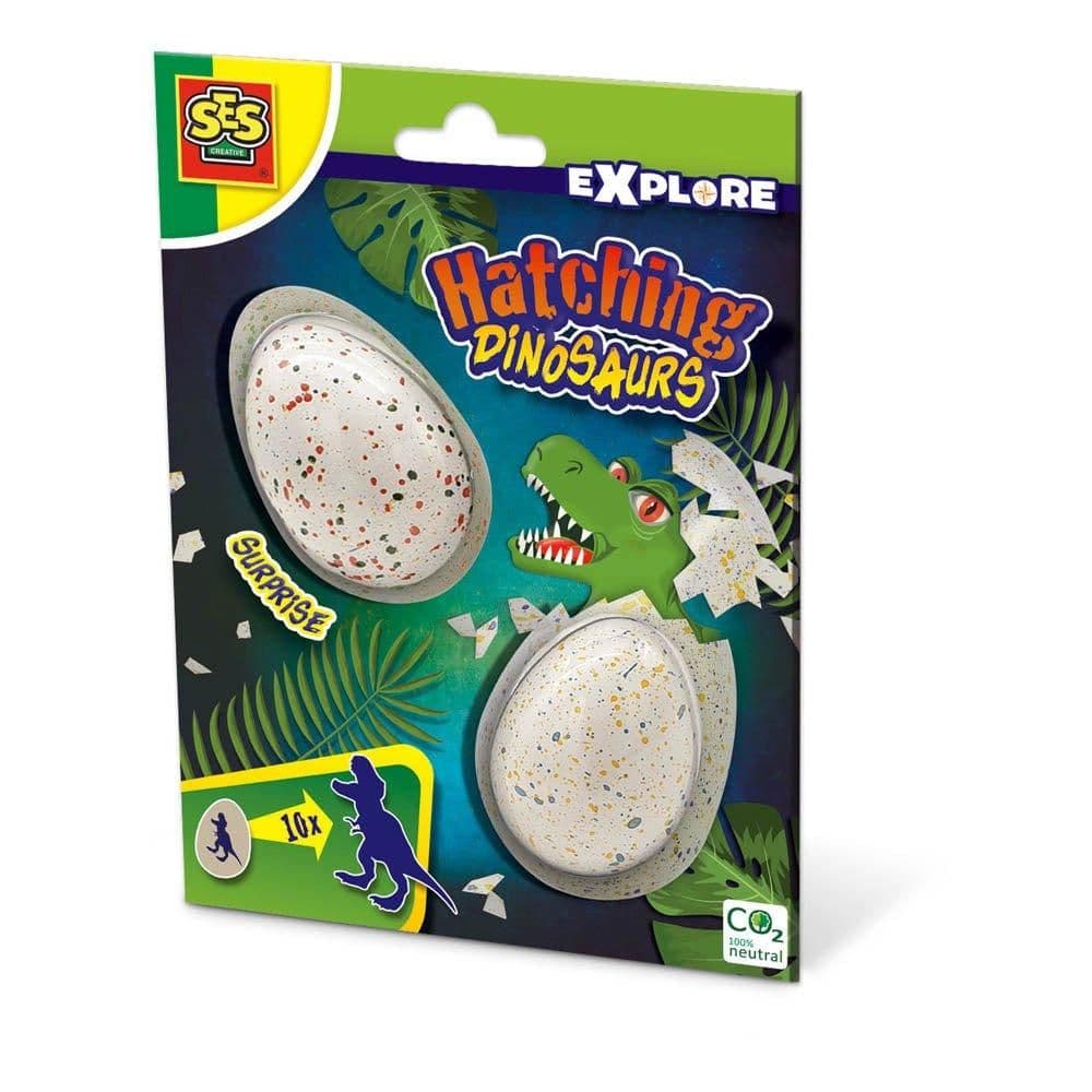 Explore Hatching Dinosaurs 2 Surprise Eggs