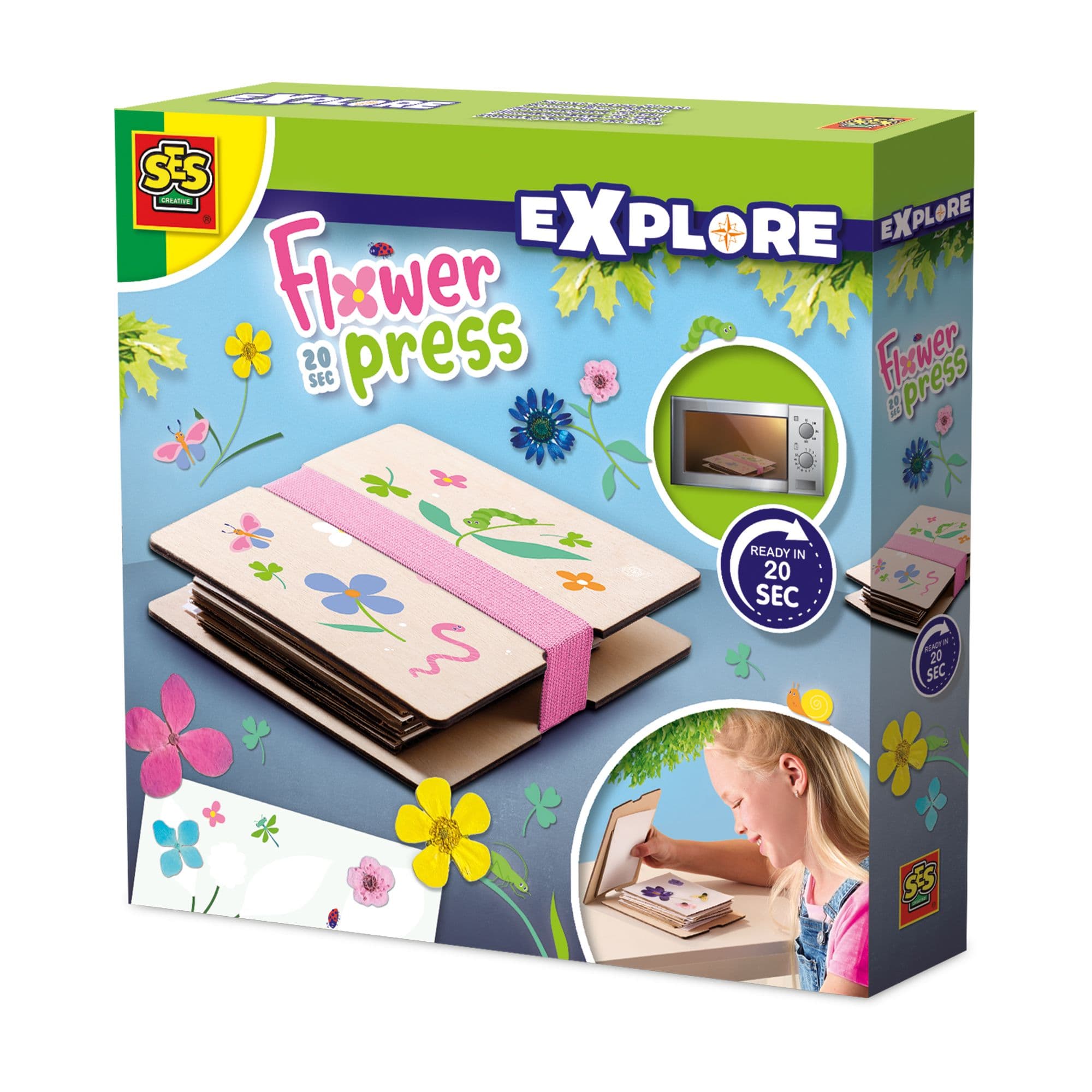 Explore Flower Press 20 Sec. Craft Kit