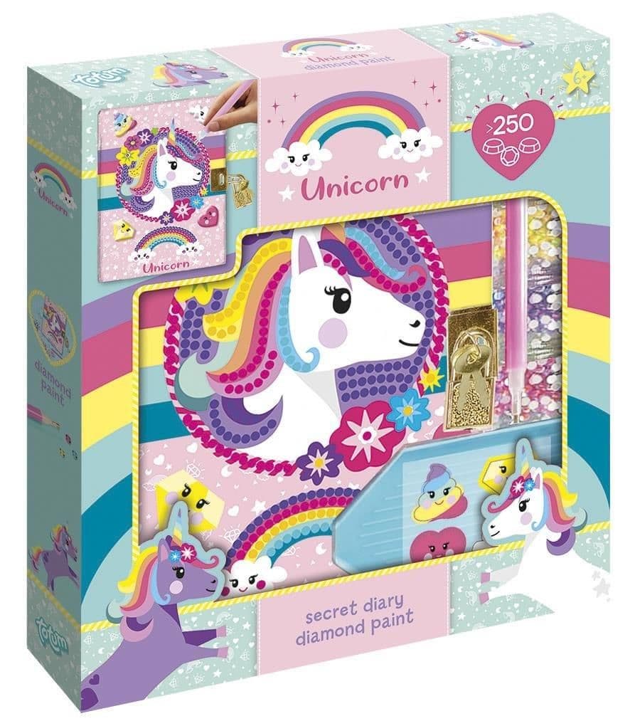 Unicorn Secret Diary Diamond Painting