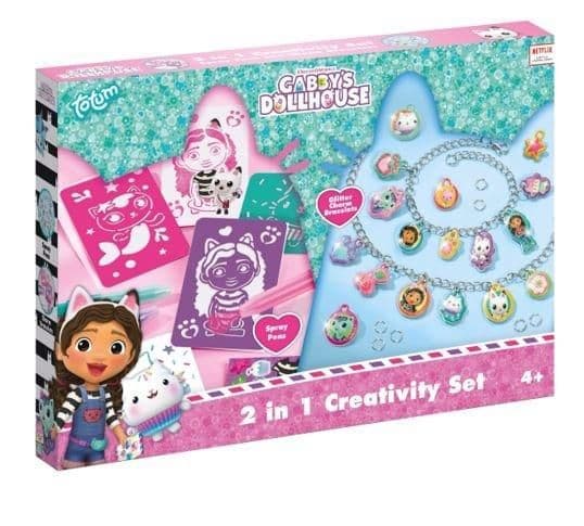Gabby's Dollhouse 2 in 1 Creativity Set