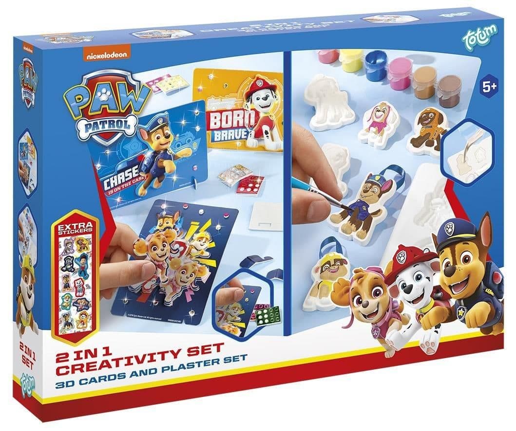 Paw Patrol 2 in 1 Set (3D / Plaster)