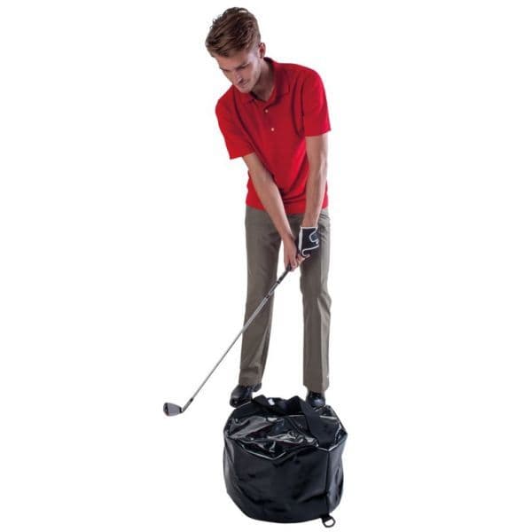 Golf Swing Impact Bag Black Red