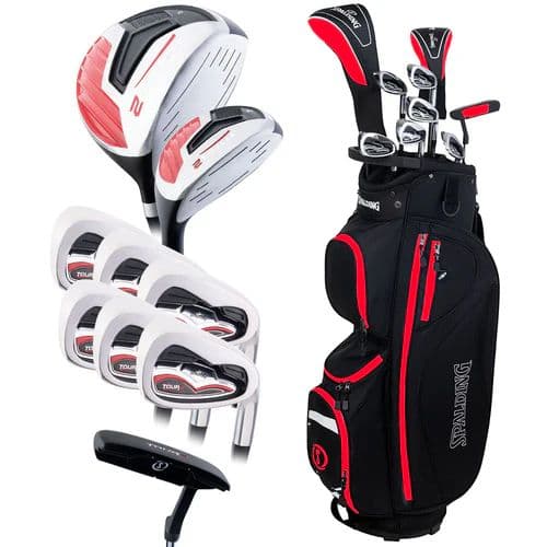 Tour 2 Right Hand Graphite Cart Bag Golf Set