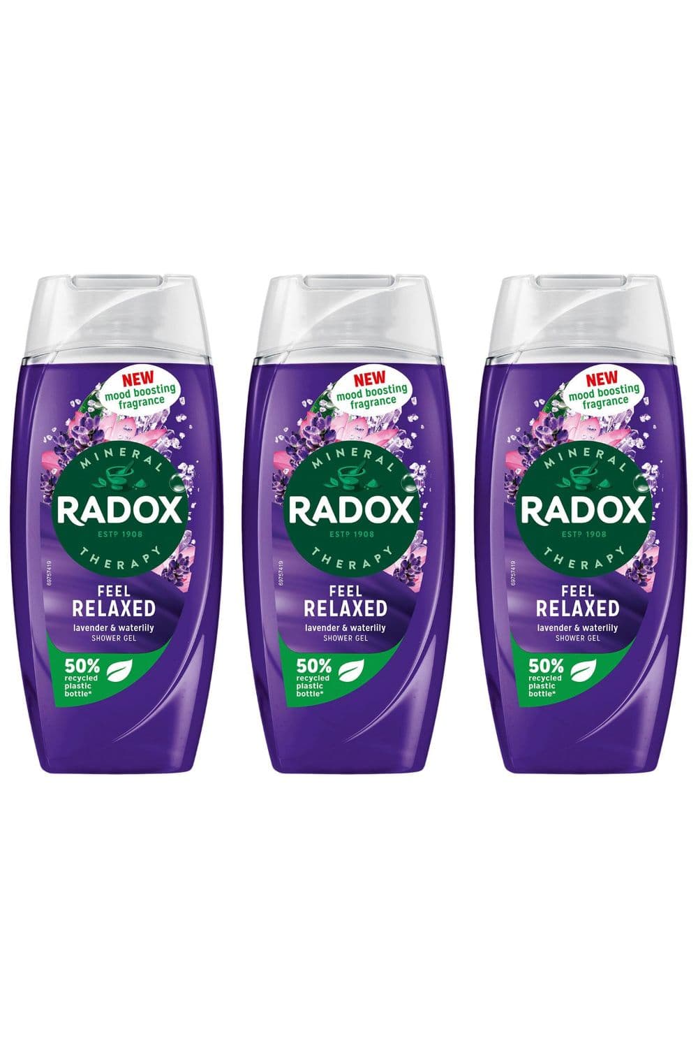 Mineral Therapy Shower Gel & Waterlily 3 x