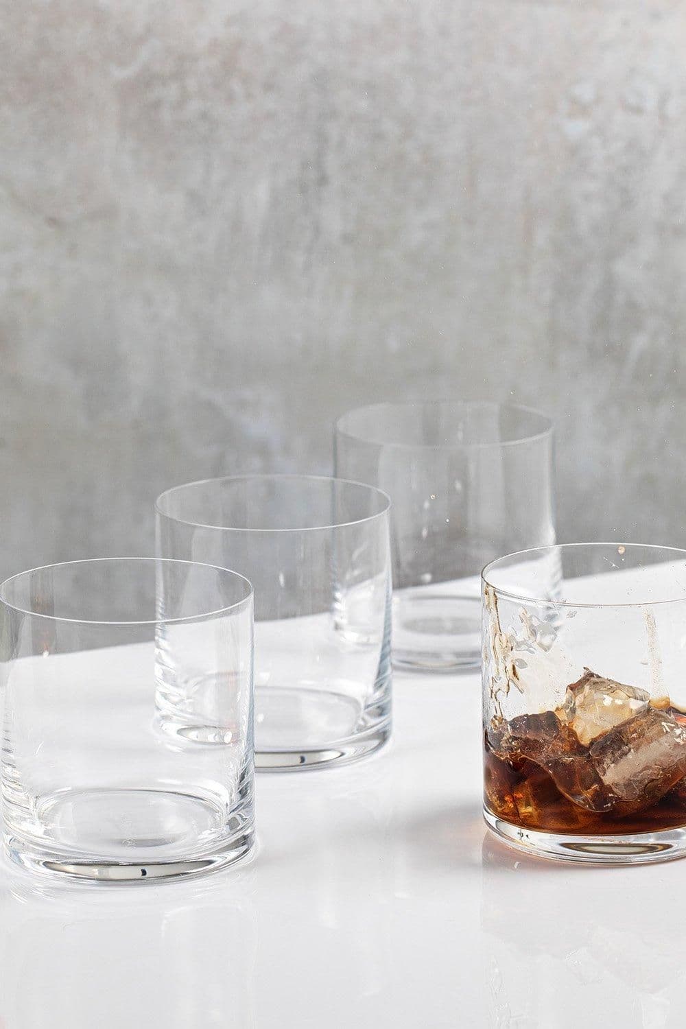 Julie Set 4 Double Old Fashioned Drinking Glasses