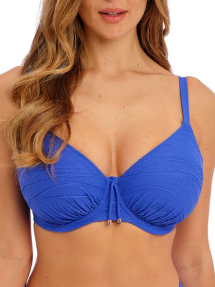 Beach Waves Gathered Full Cup Bikini Top