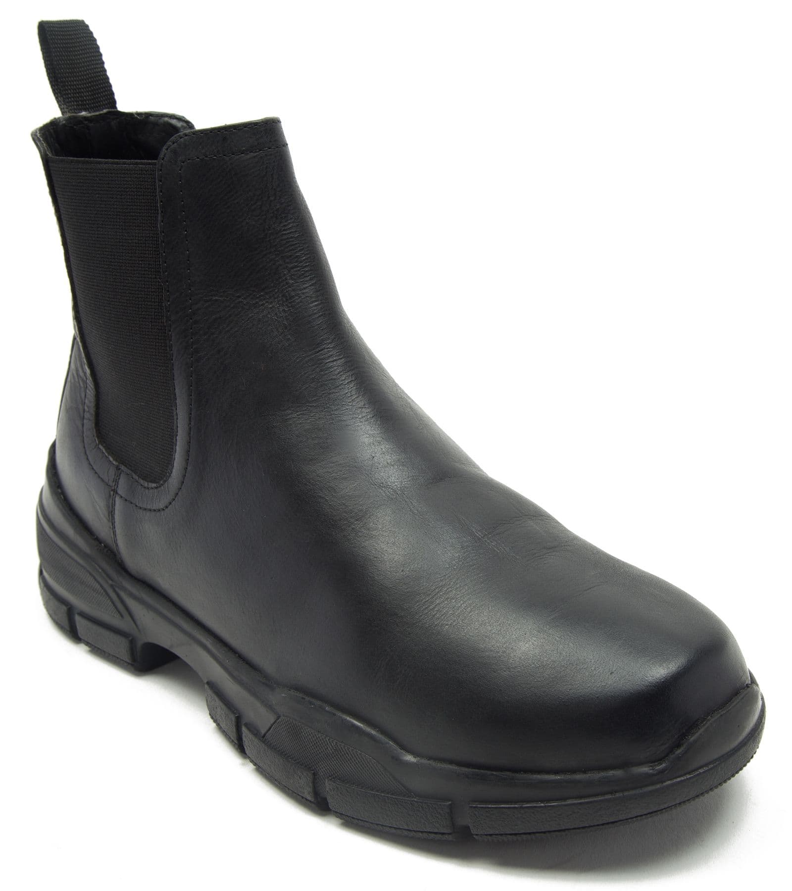 Leo Slip on Waxy Chelsea Leather Boots