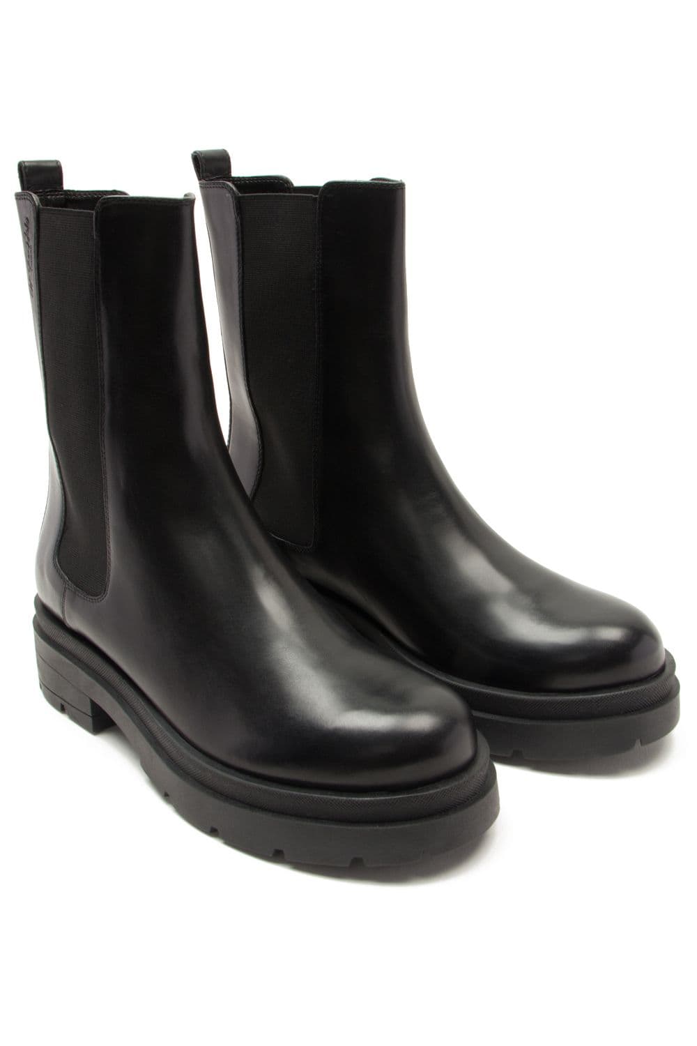 Bank Chelsea High Ankle Leather Boots
