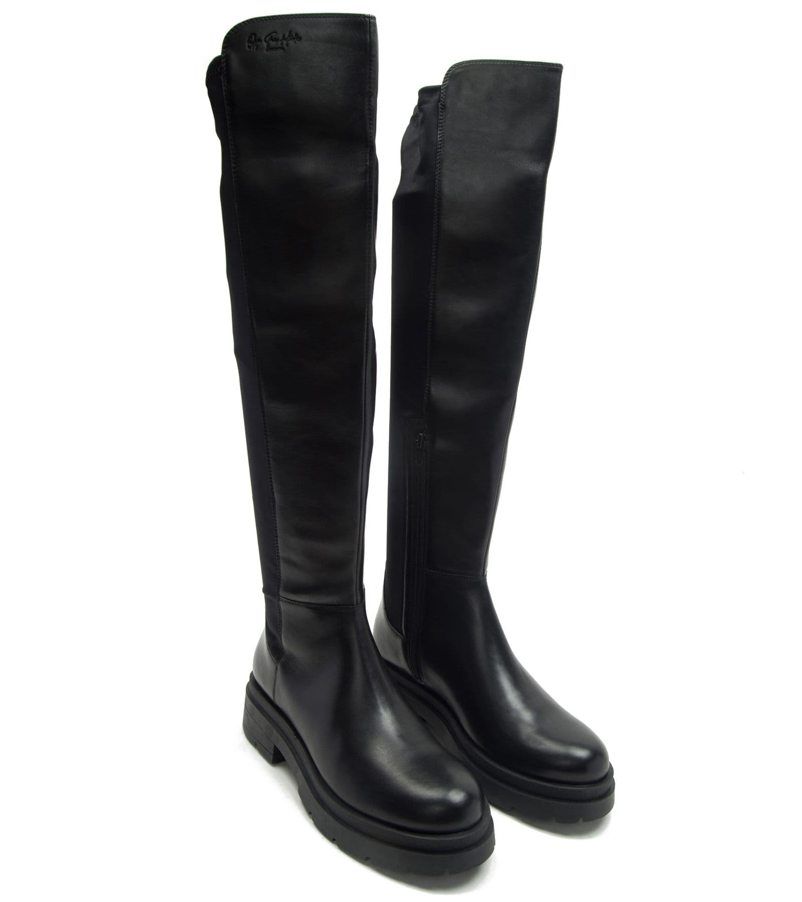 Brixton Trendy Classic Thigh High Leather Boots