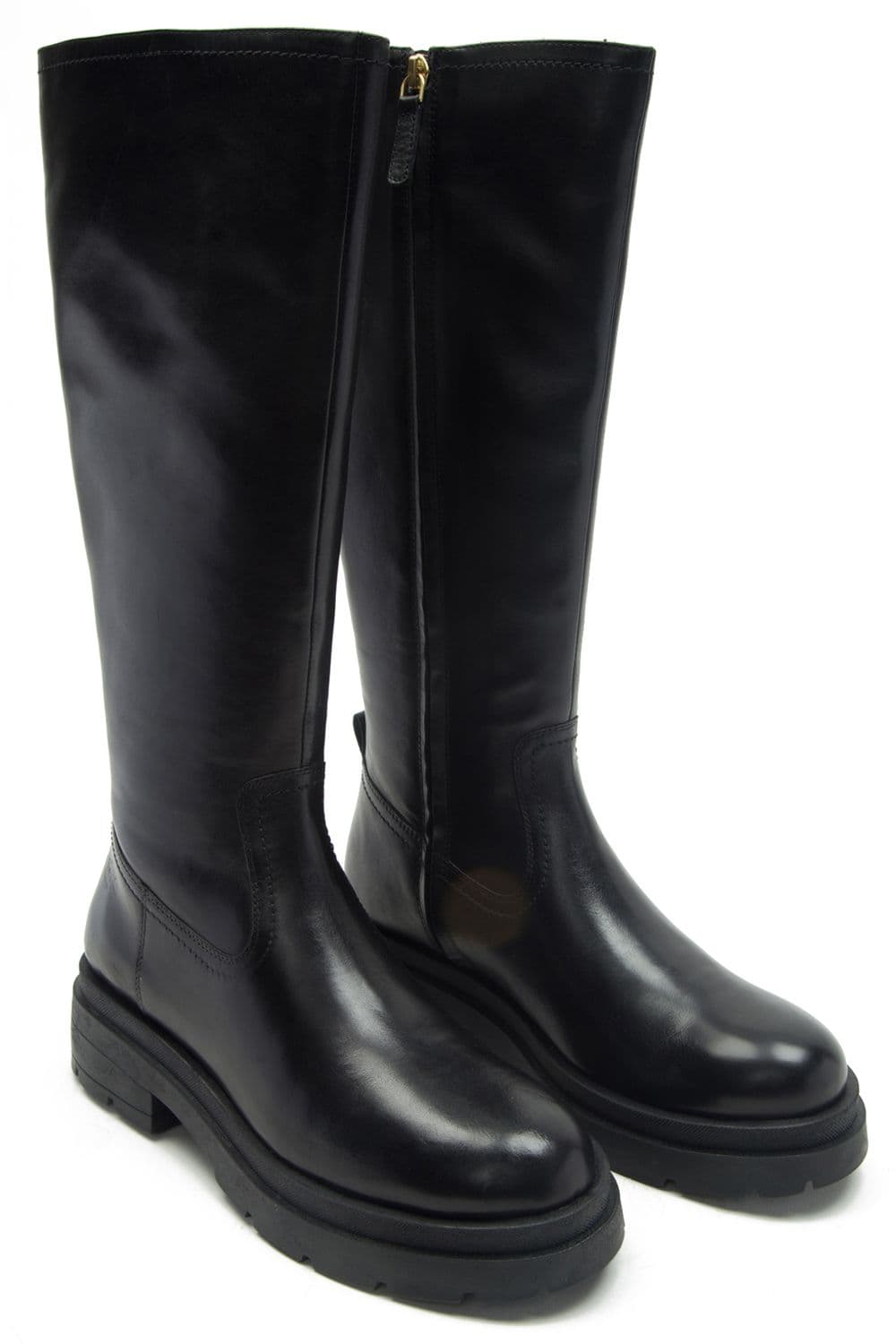 Bond Knee High Leather Boots