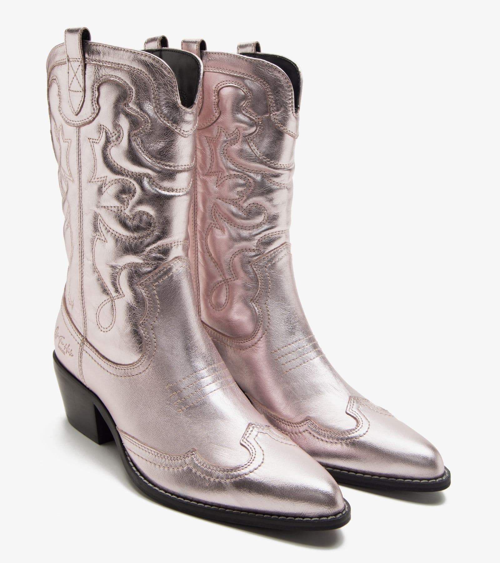 Soho High Quality Knee Length Leather Calf Boots