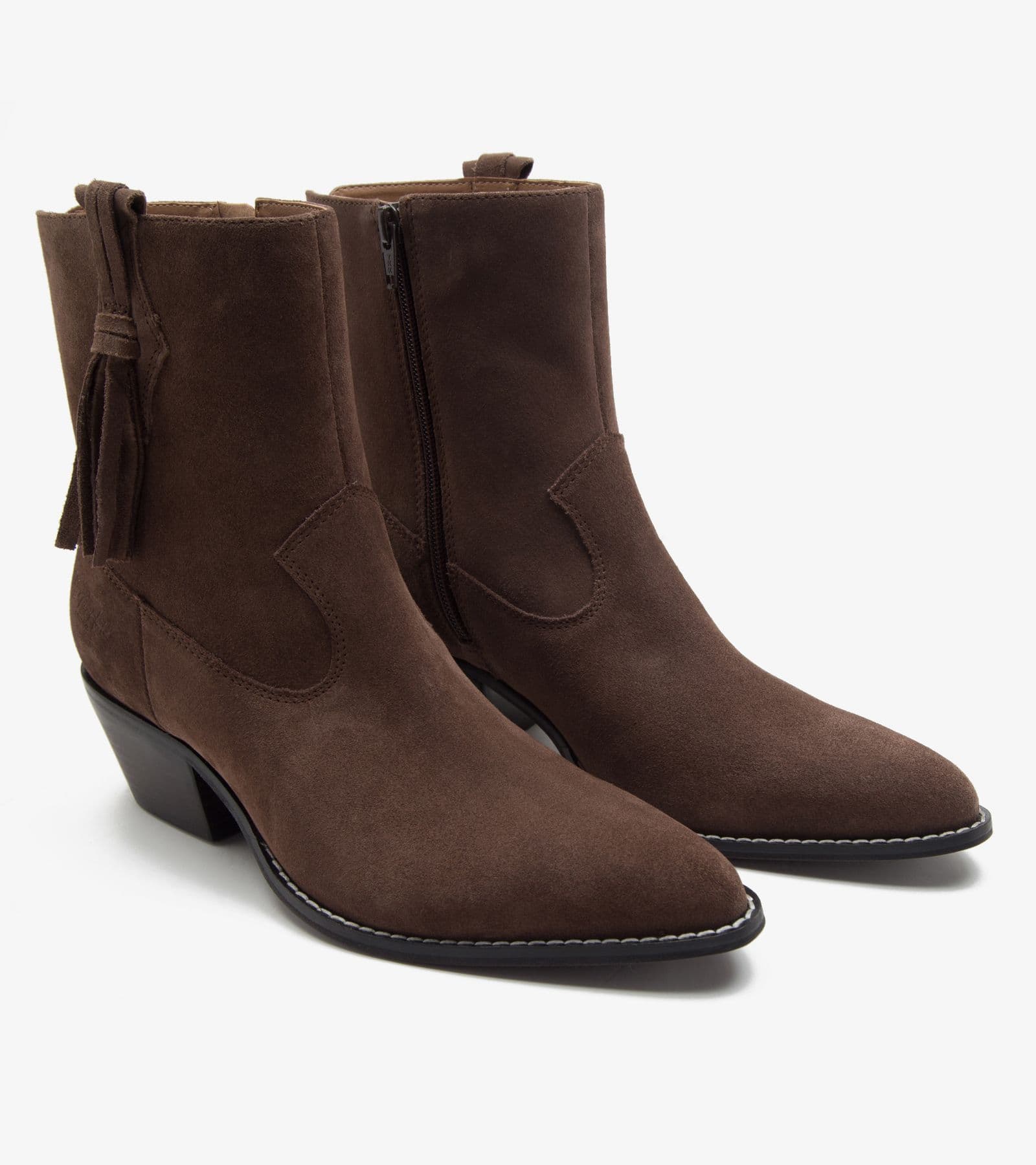 Clapton Leather Ankle Zip Boots