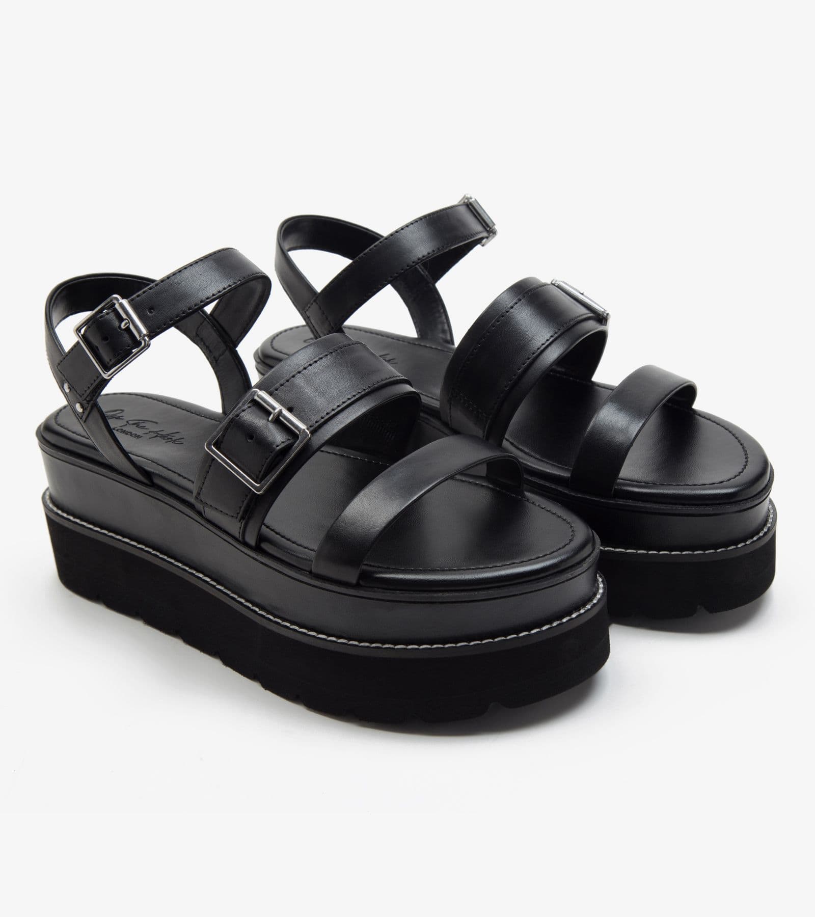 Hatton Double Strap High Platform Chunky Sandals