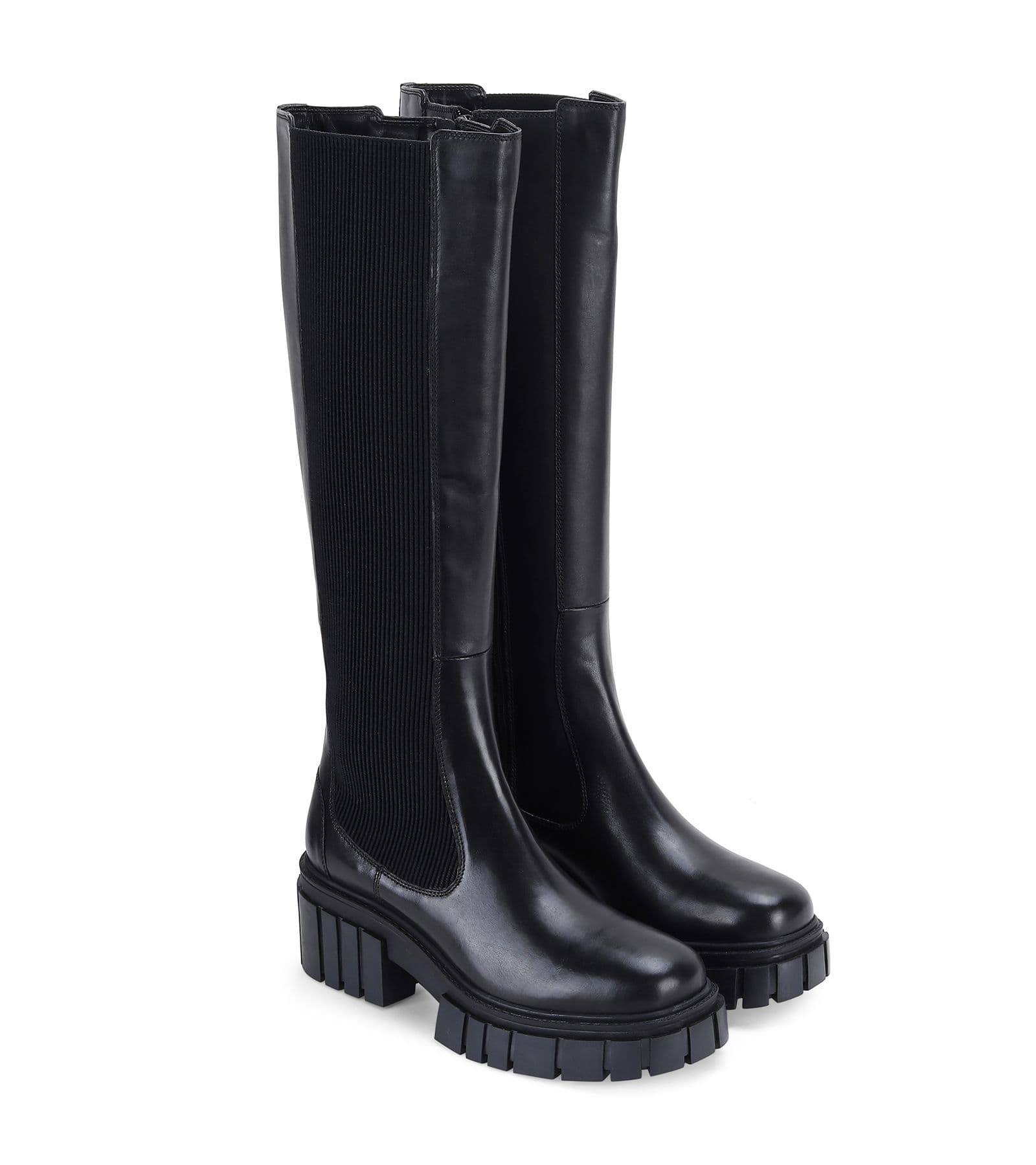BRENTWOOD Stylish High Knee Leather Boots