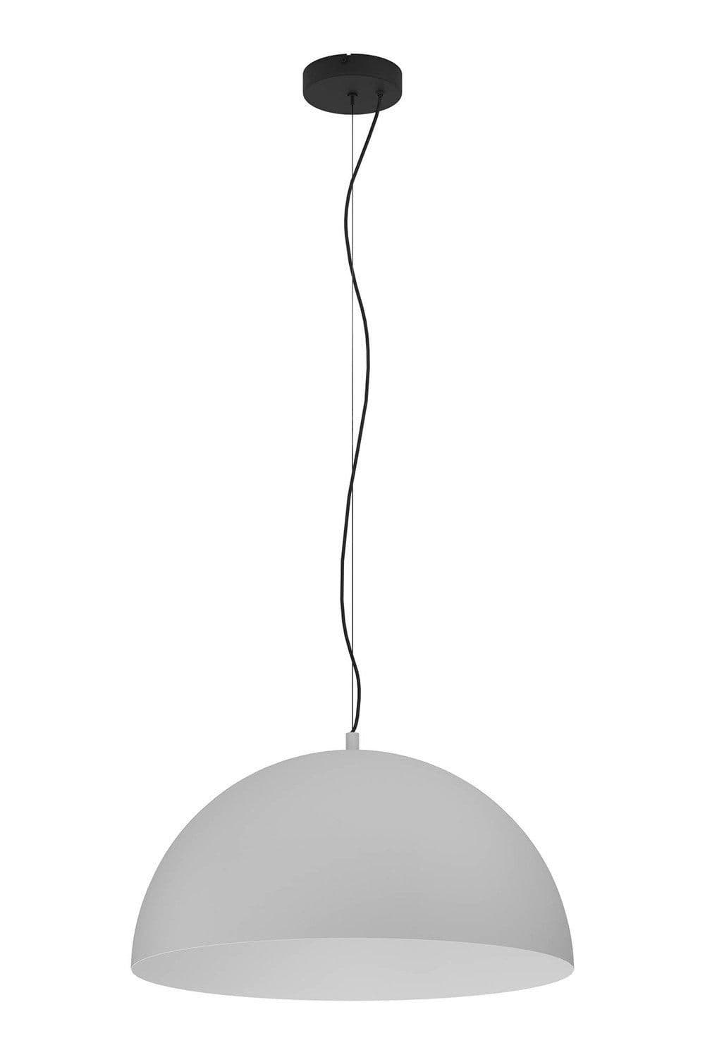 Gaetano 1 Large Steel Dome Pendant Light
