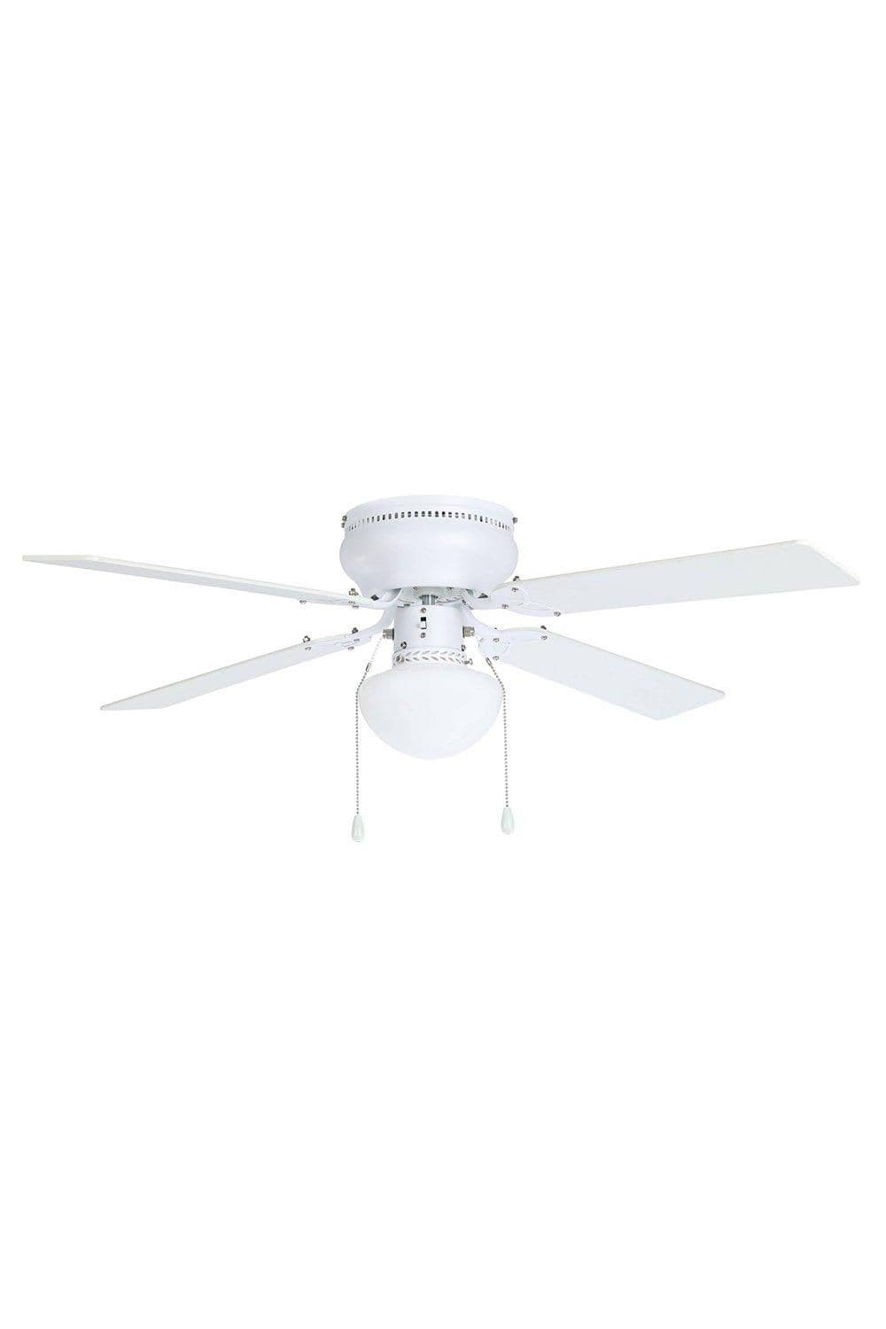 Cagliari Wooden effect Ceiling Fan Light