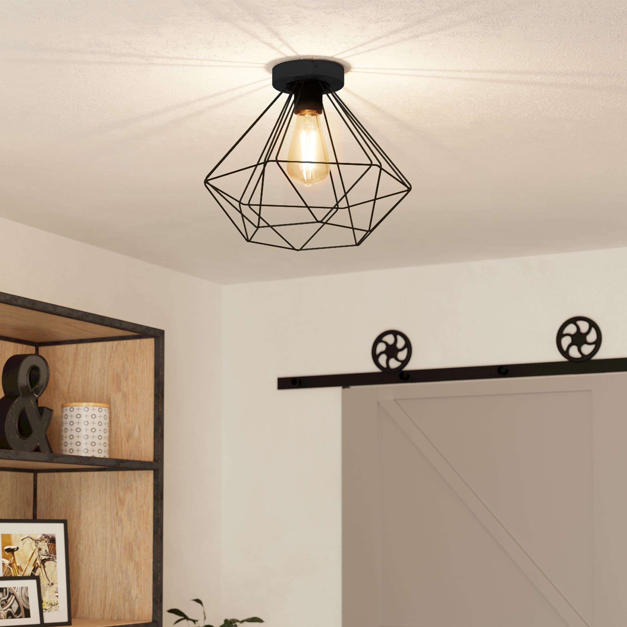 Tarbes Metal Geometric Ceiling Fitting