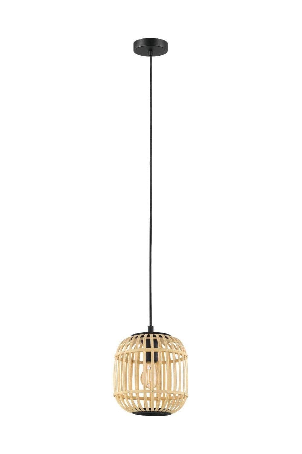 Bordesley Bamboo Metal 1 Light Ceiling Pendant
