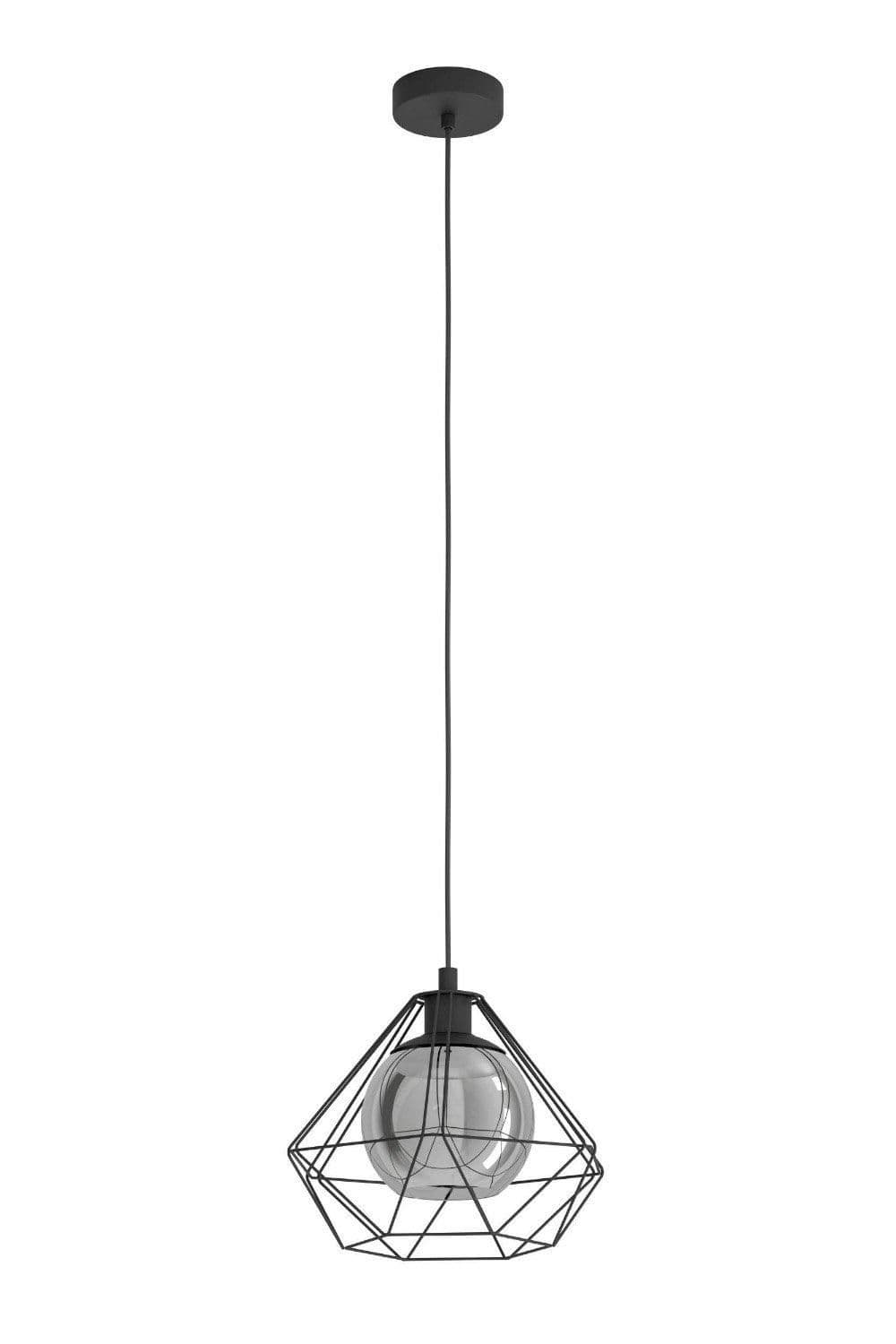 Vernham Metal Glass 1 Light Ceiling Pendant