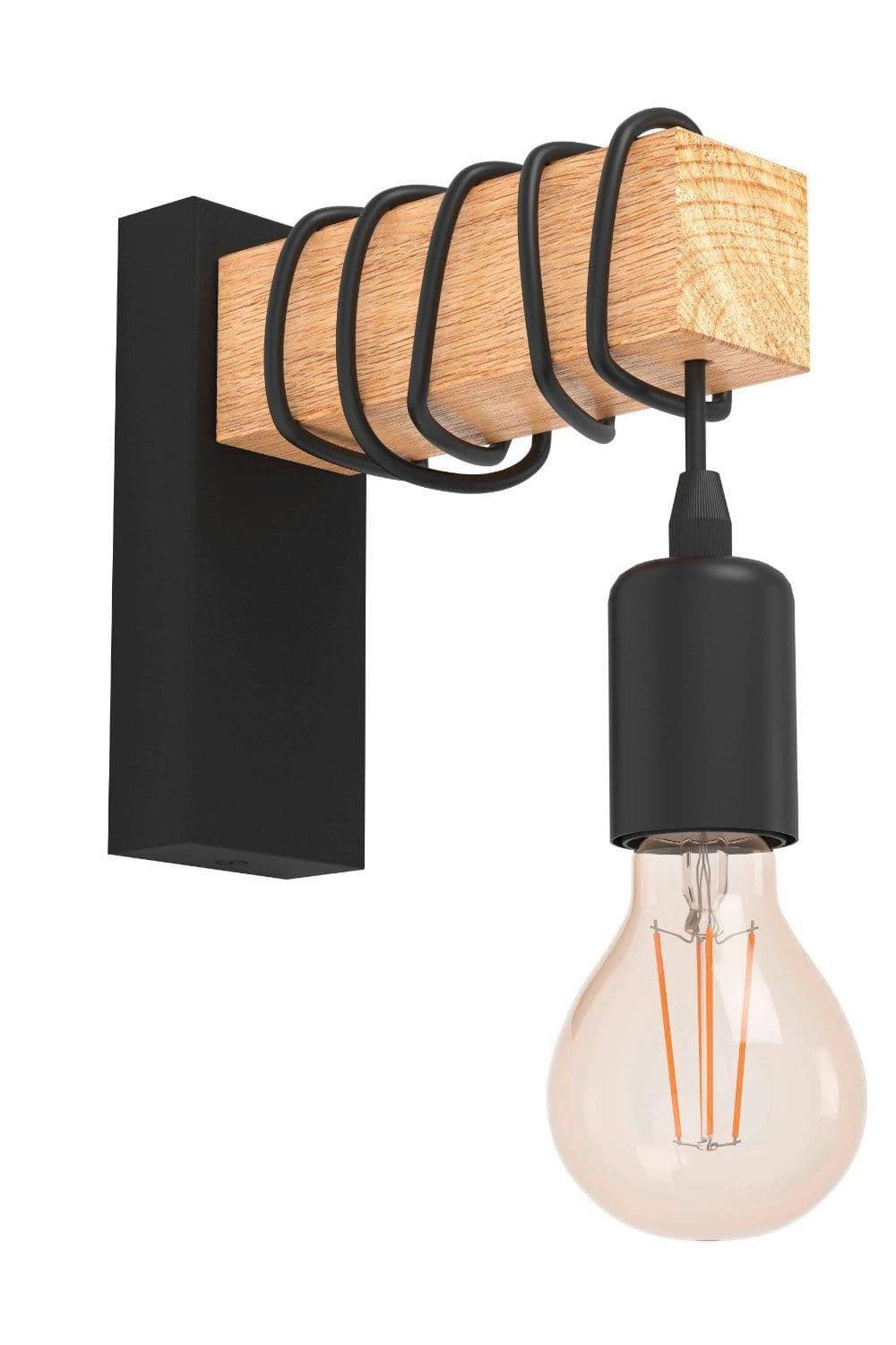 Townshend Wood Metal Wall Light