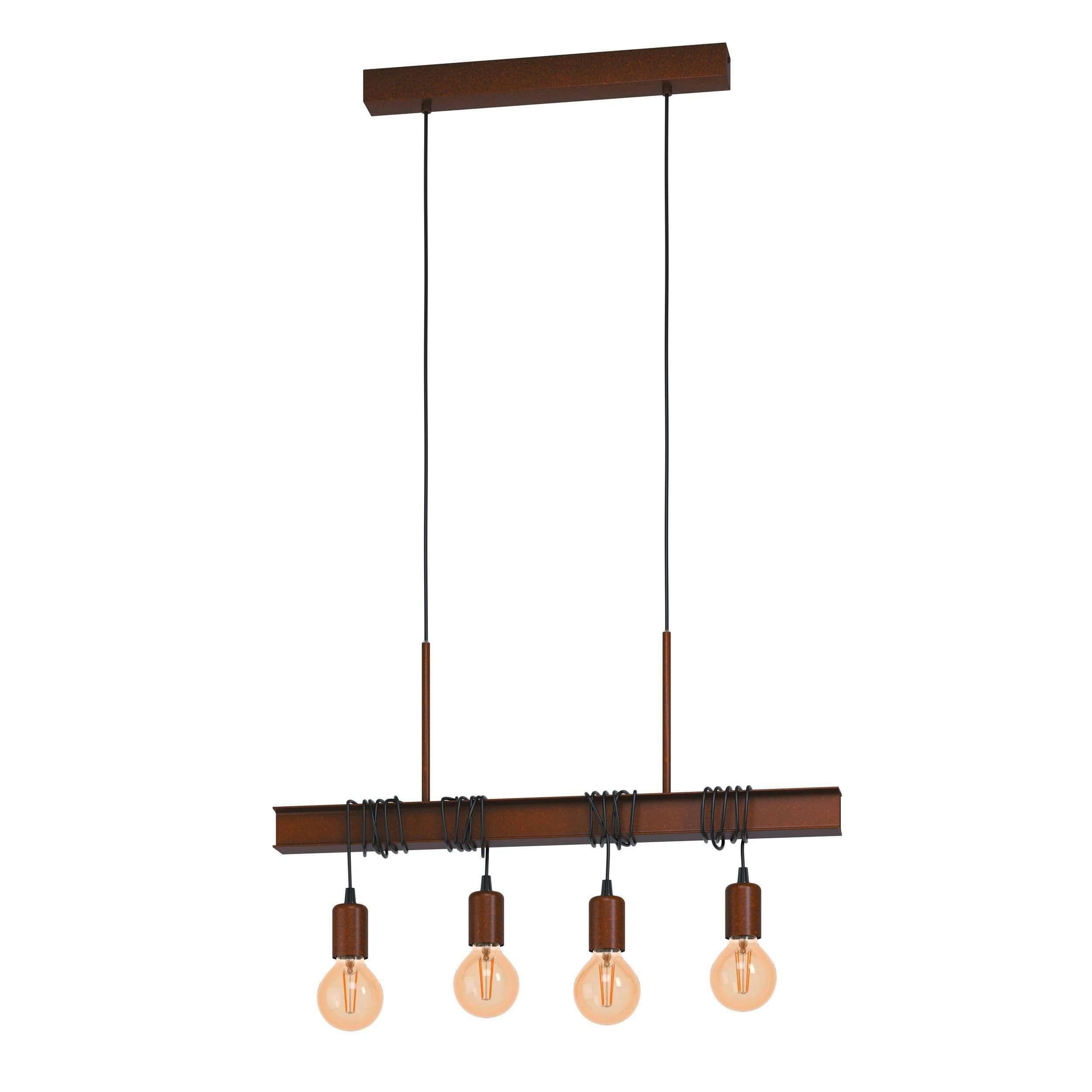 4 Set Pendant E27 Antique TOWNSHEND 4