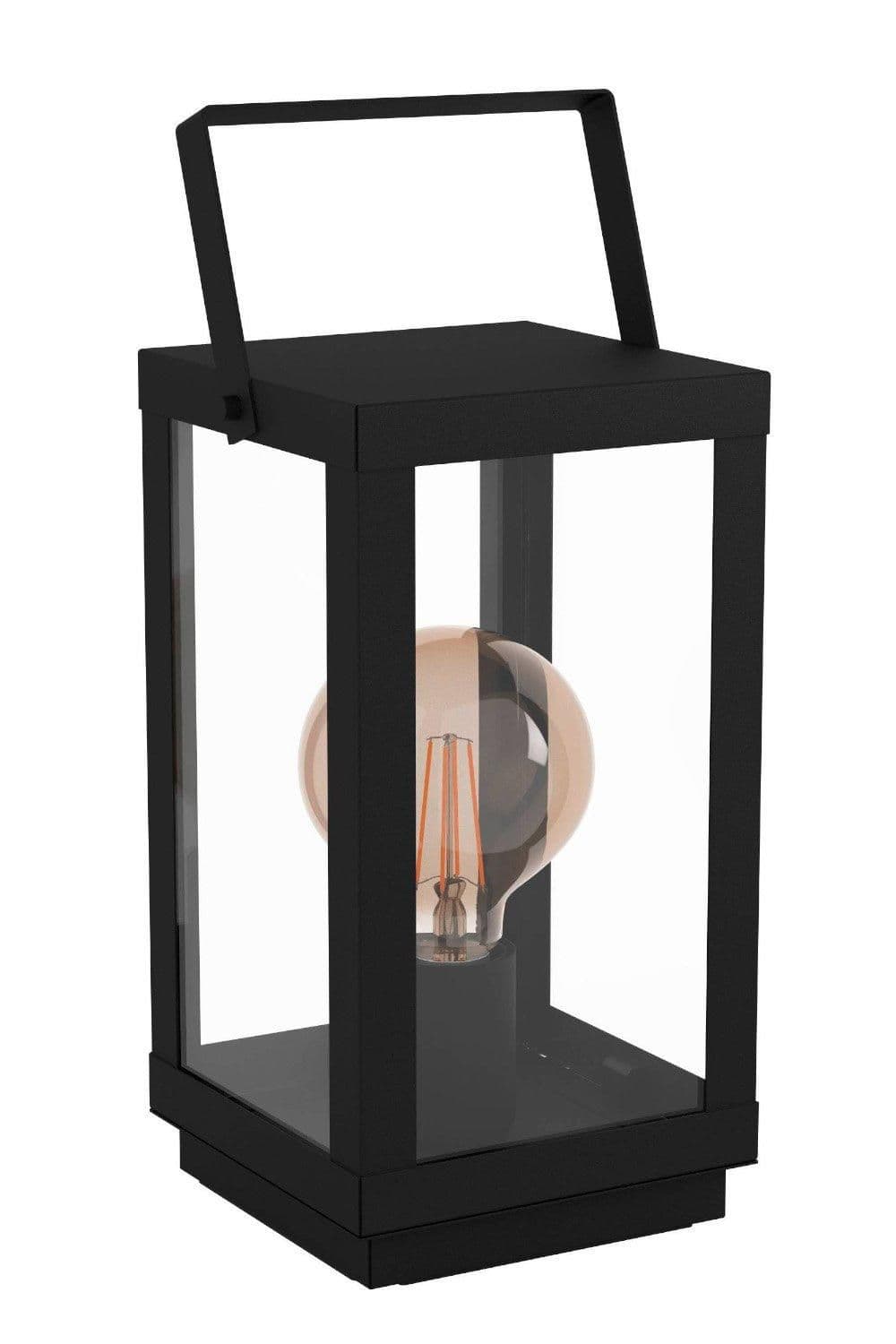 Bradford 1 Clear Metal Glass Table Lamp