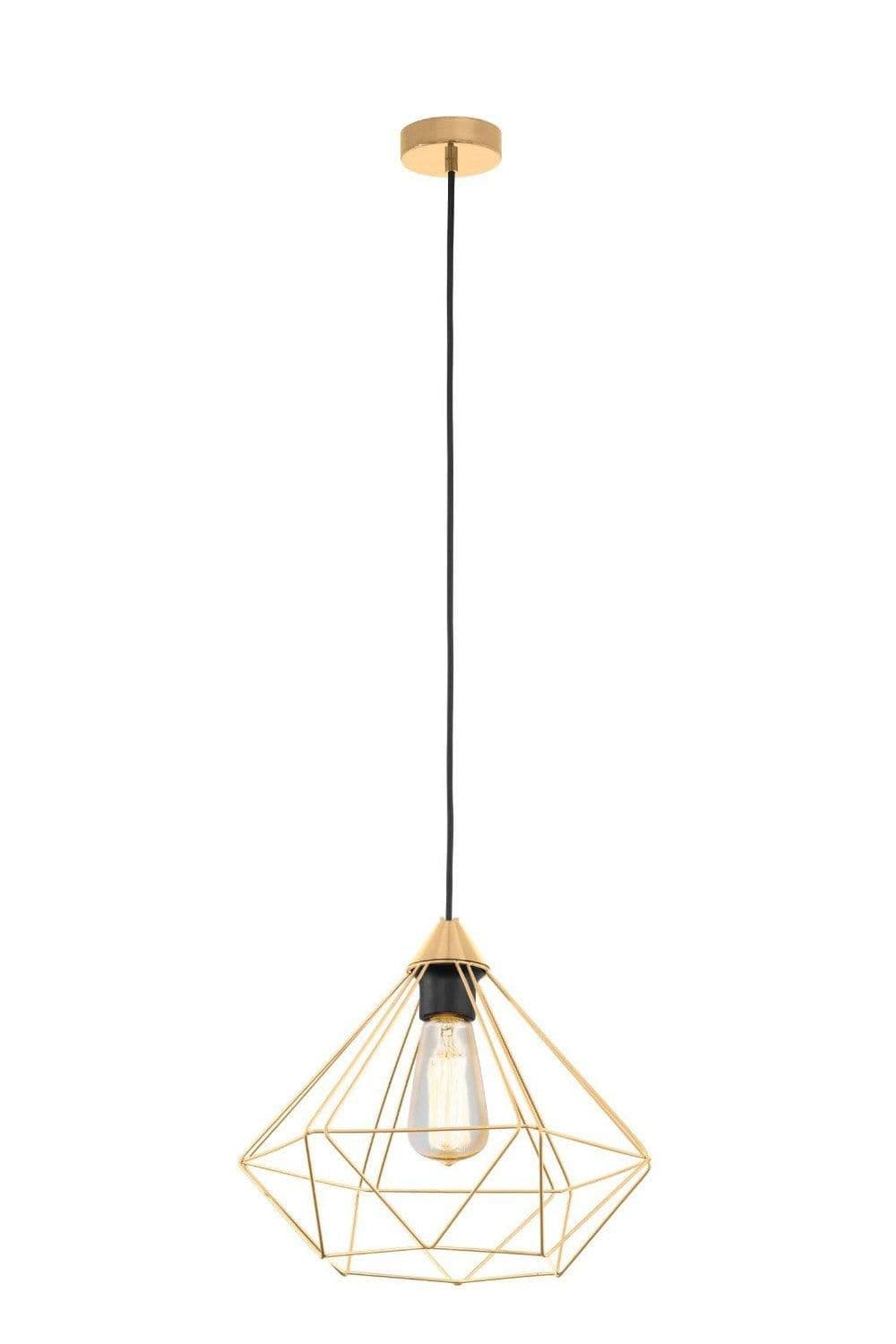 Tarbes Metal Geometric 1 Light Ceiling Pendant