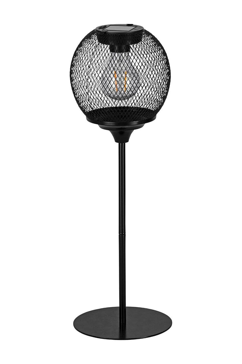 Solar Powered Steel Mesh LED Table Lamp