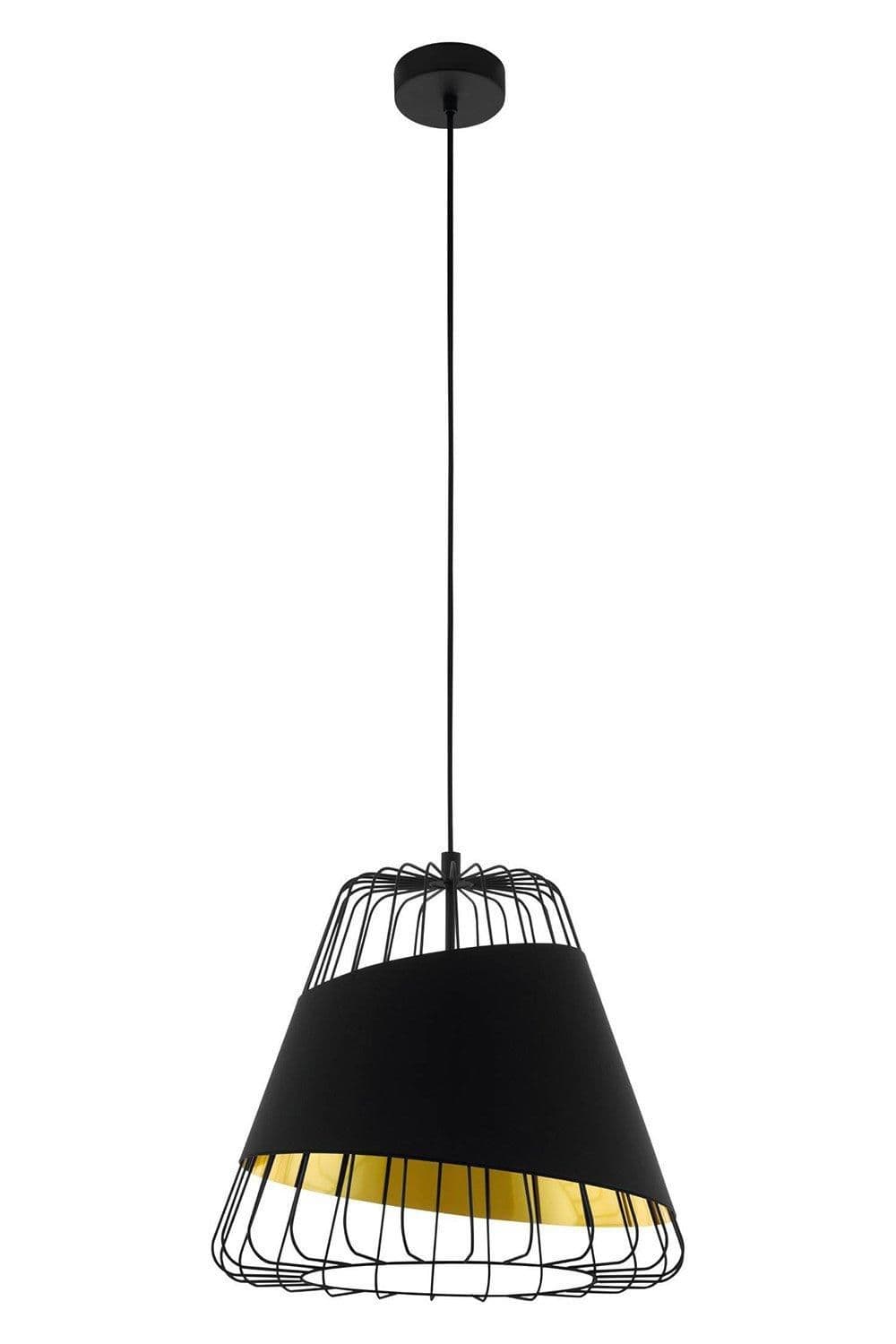 Austell Gold Wireframe Pendant Light