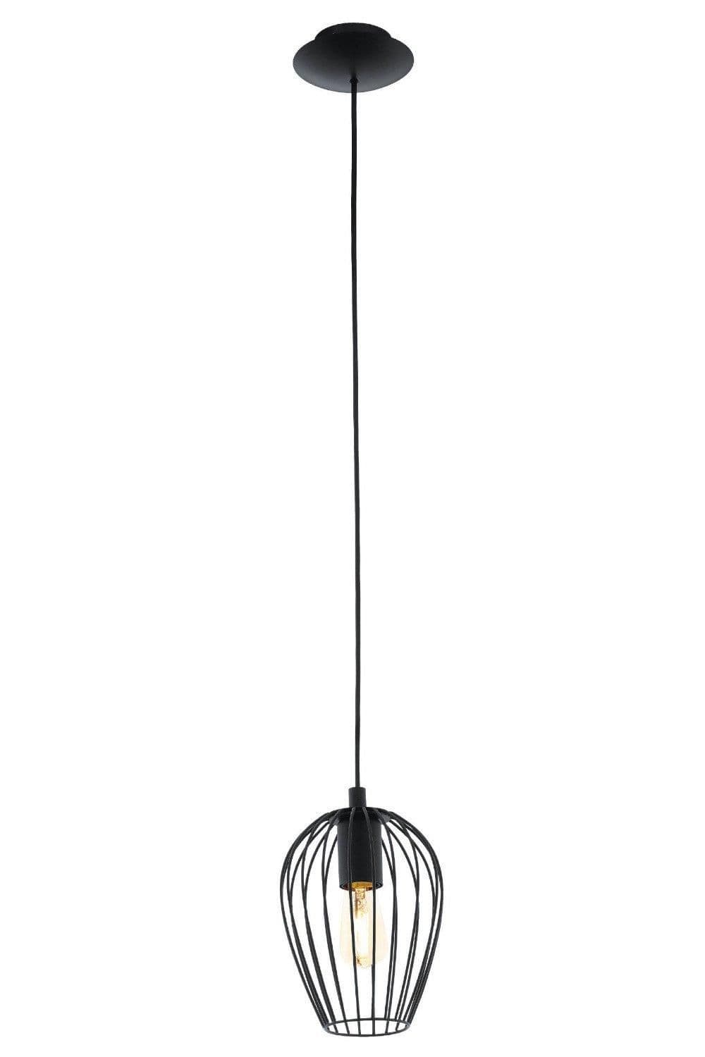 Newtown Metal 1 Light Ceiling Fitting