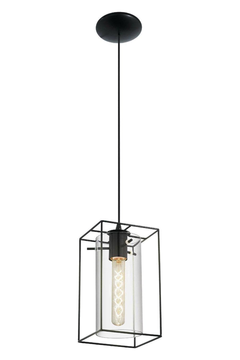 Loncino Glass Metal 1 Light Ceiling Fitting