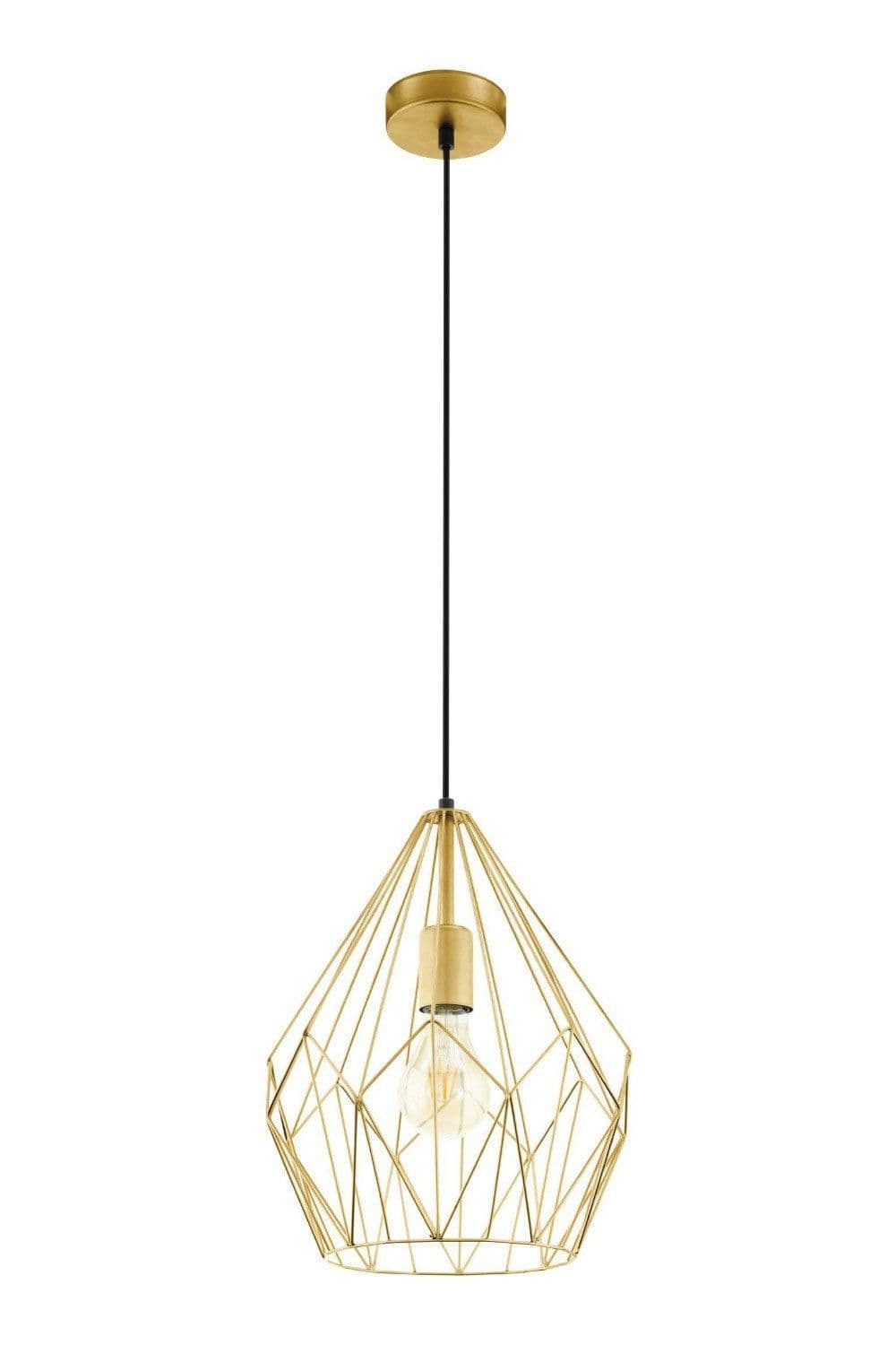 Carlton Metal 1 Light Ceiling Pendant