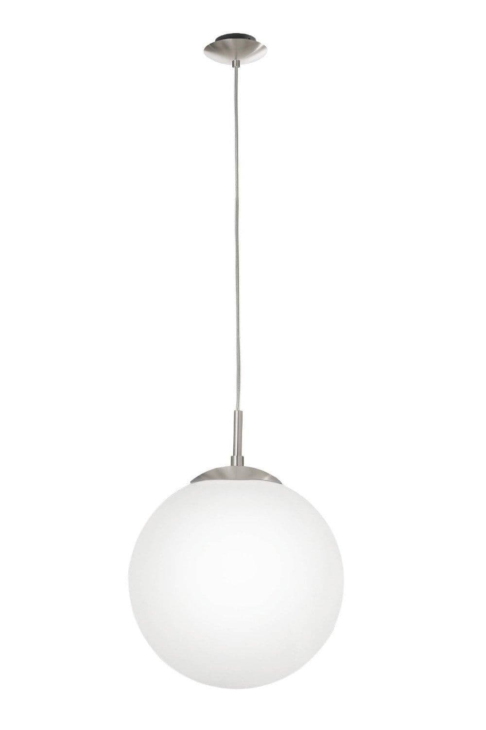 Rondo Glass Metal 1 Light Ceiling Pendant