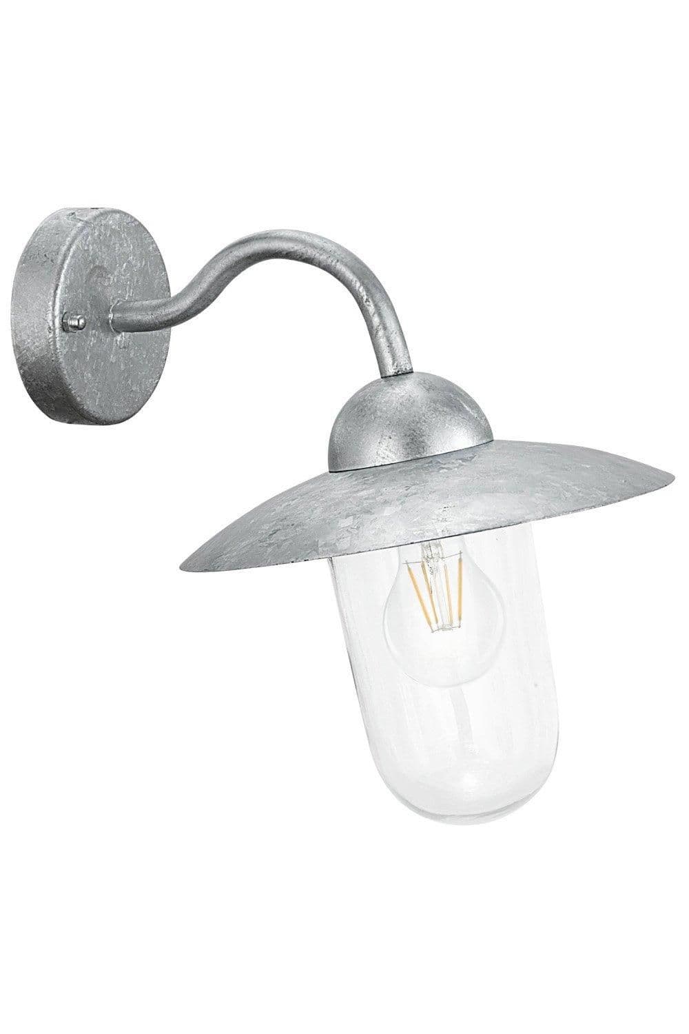 Milton Arched Arm Wall Light