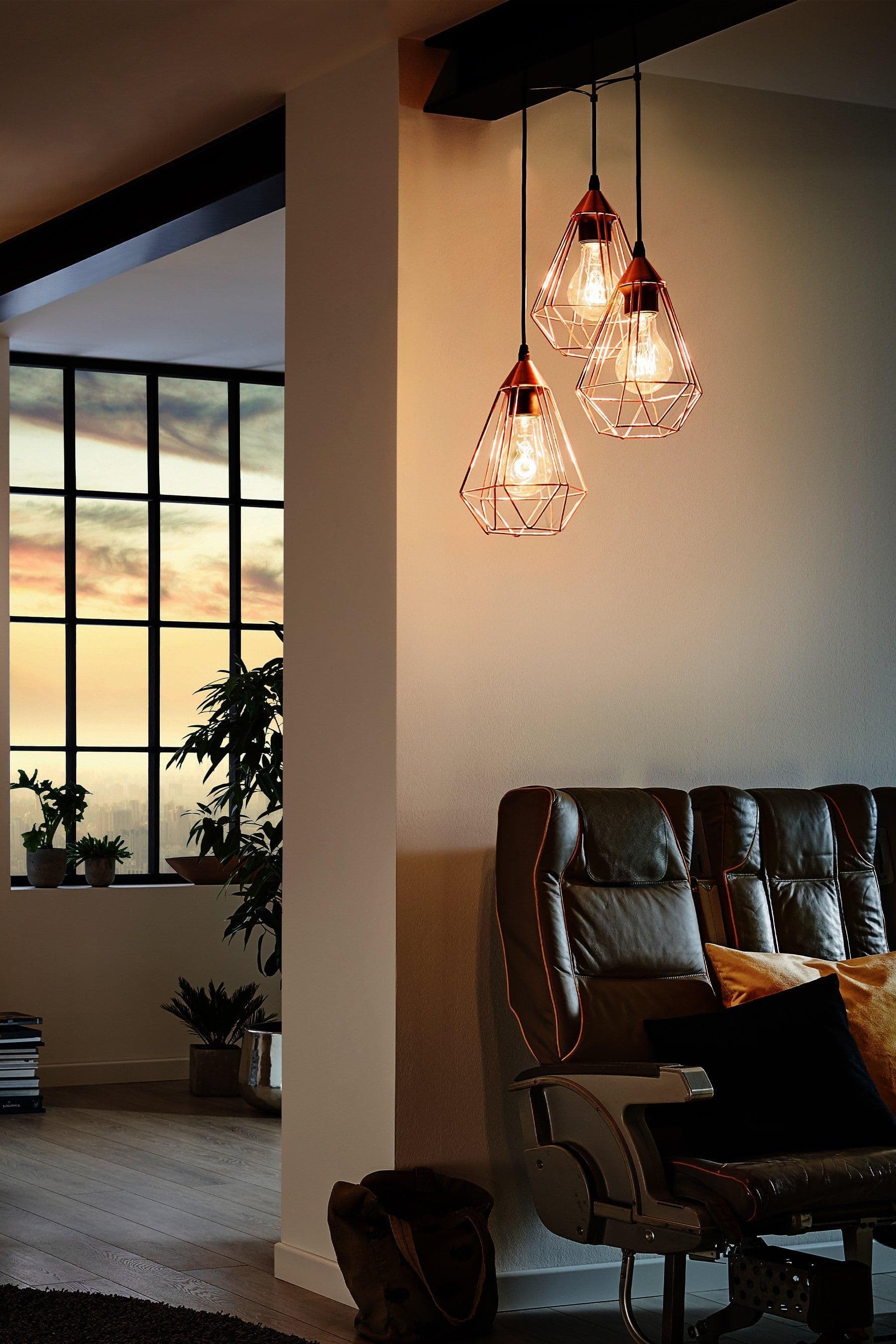 Tarbes Geometric Cluster Pendant Light