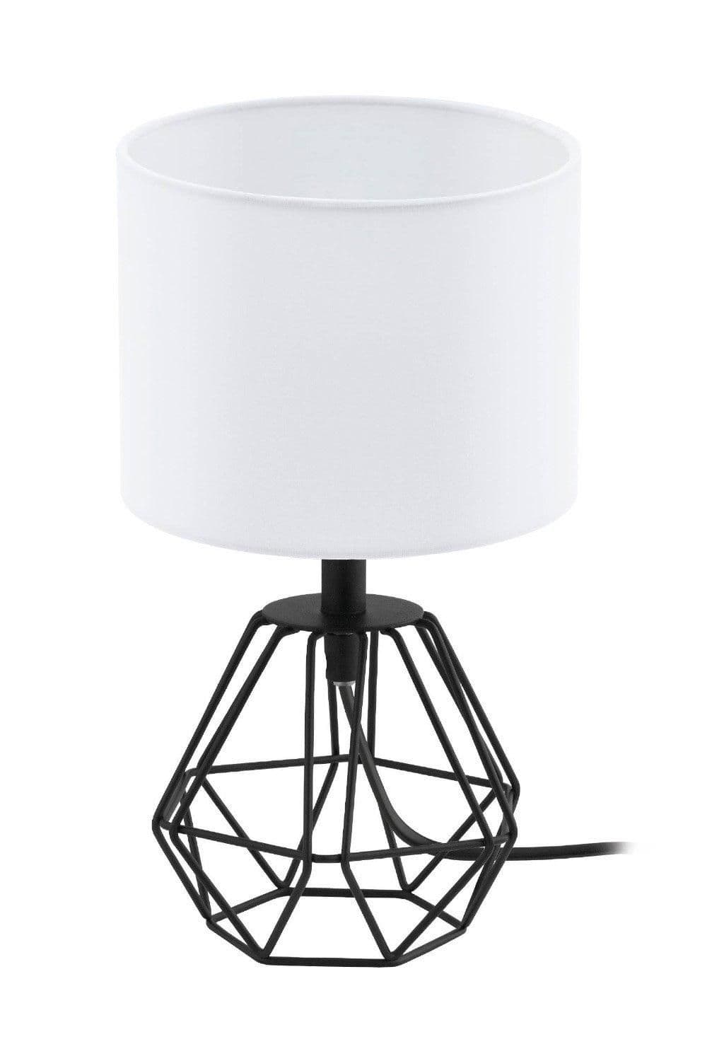 Carlton 2 Metal Fabric Table Lamp