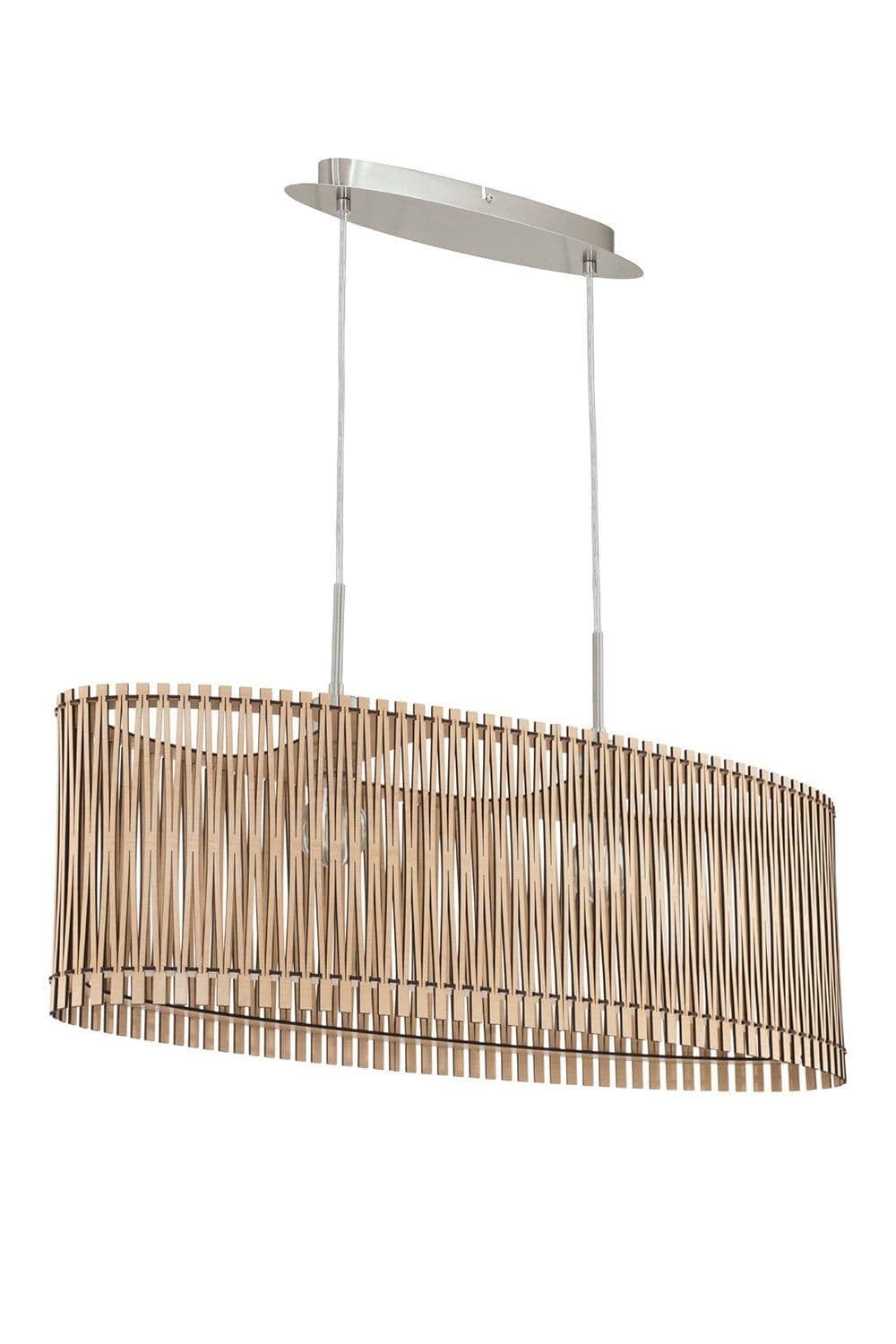 Sendero Maple Wood Pendant Light