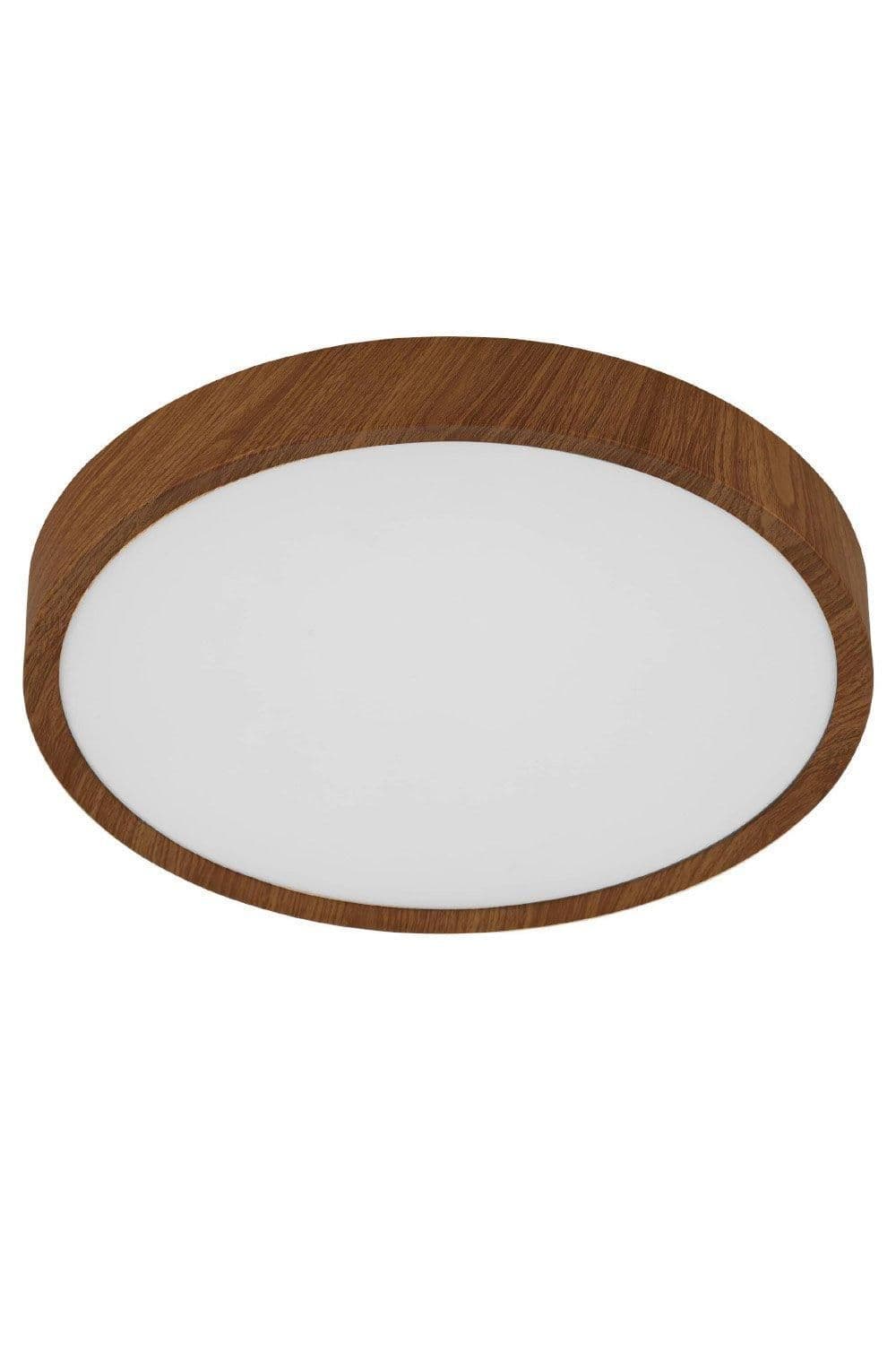 Musurita Wood Effect Metal Plastic Integrated LED Flush Fitting