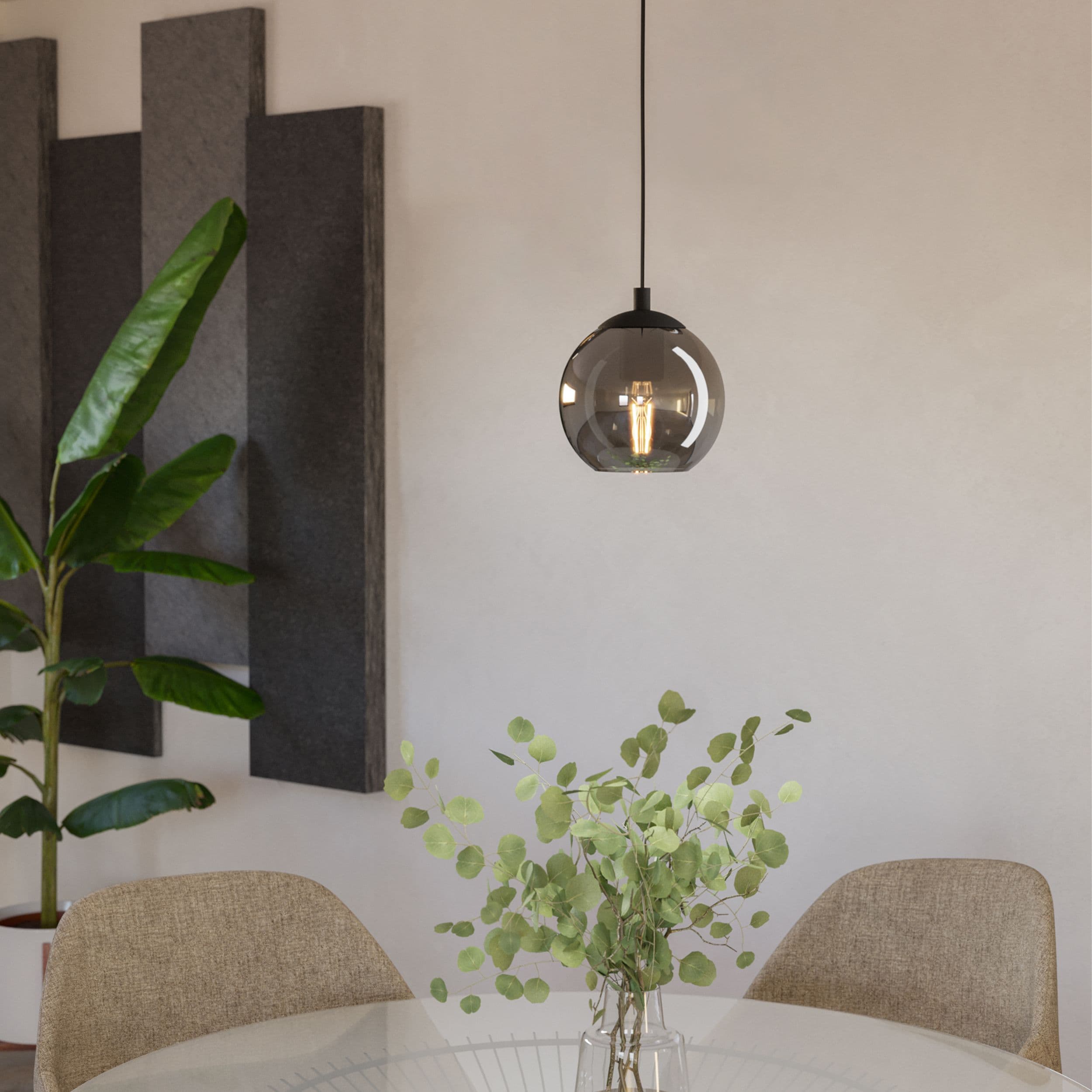 Ariscani Glass Metal 1 Light Ceiling Pendant