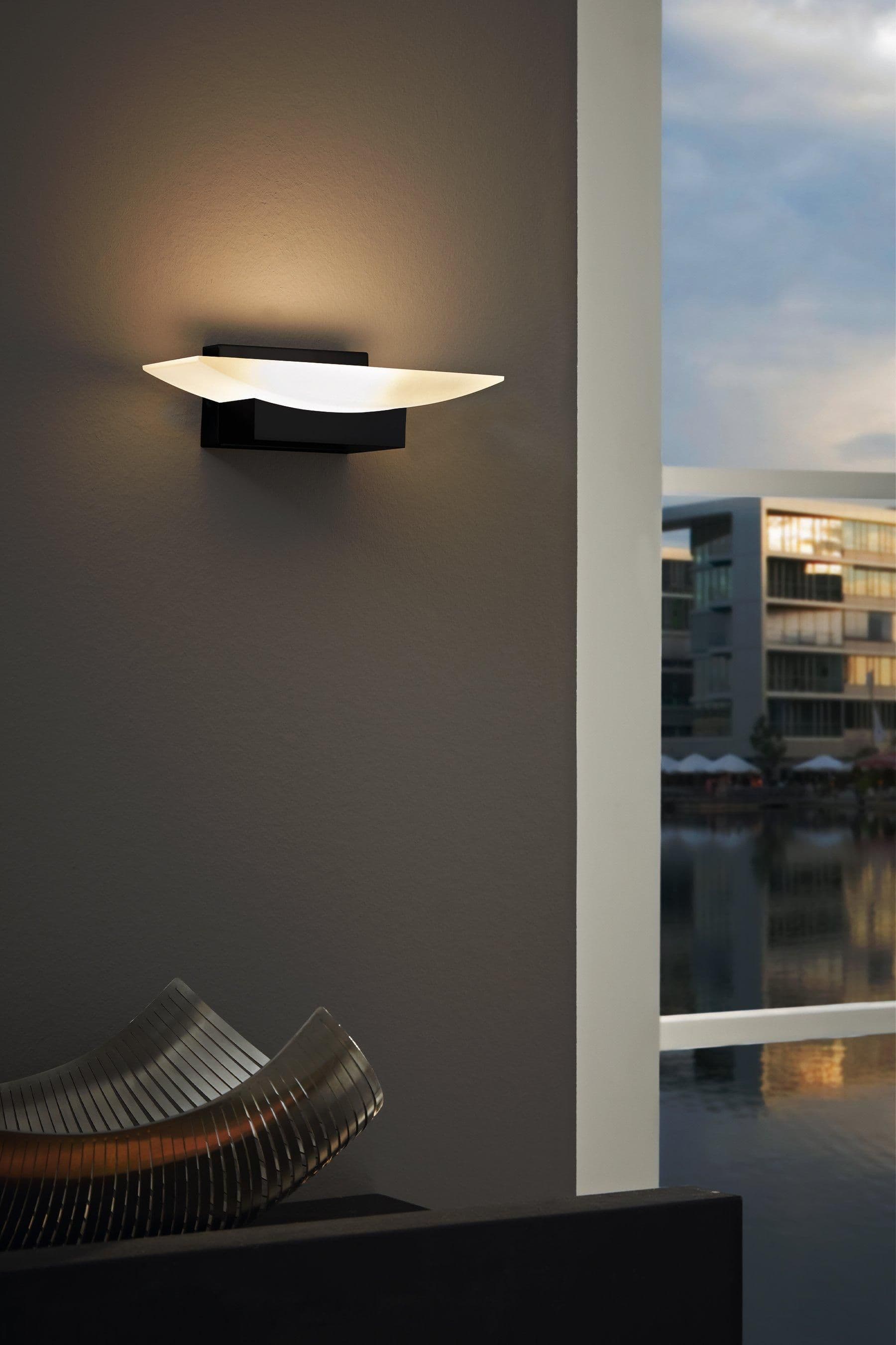 Metrass LED Plastic Aluminium Uplighter Wall Light