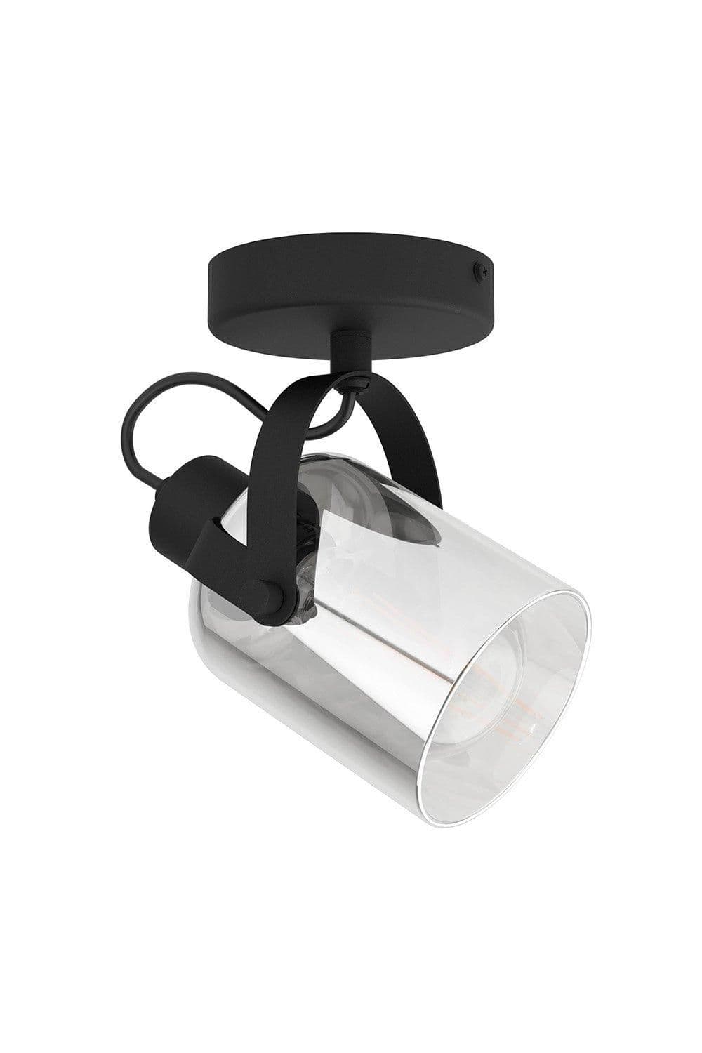 Berregas Glass Metal 1 Light Spot Light 11cm