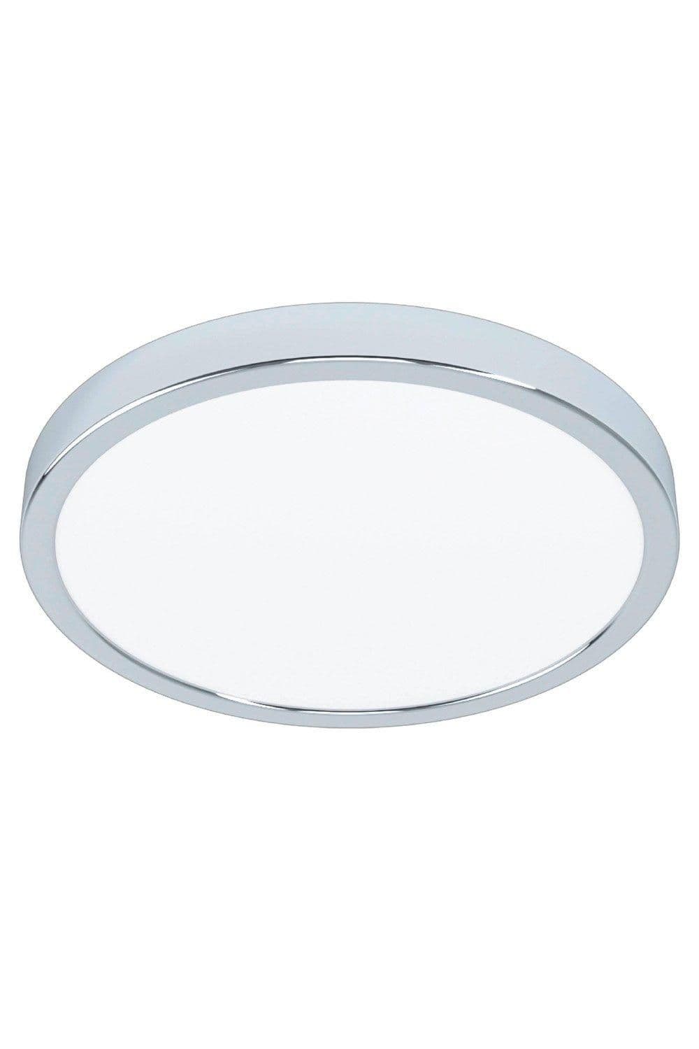 Fueva 5 Chrome Round Integrated LED Flush Light