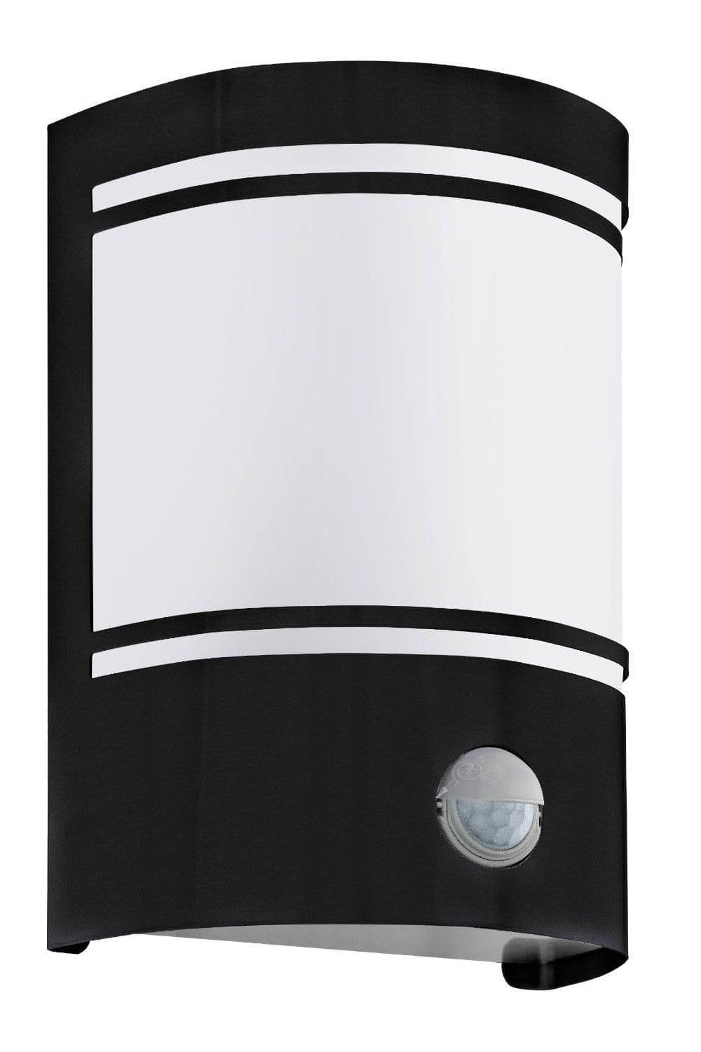 Cerno Metal Glass IP44 Outdoor Wall Light Sensor