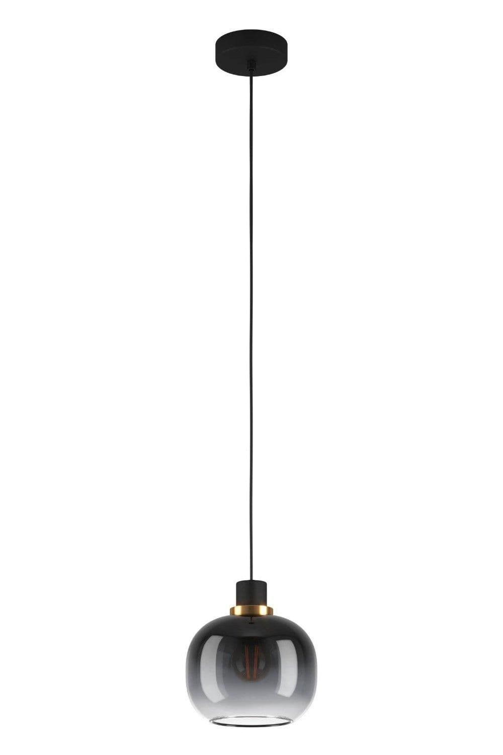 Oilella Glass Metal 1 Light Pendant Light