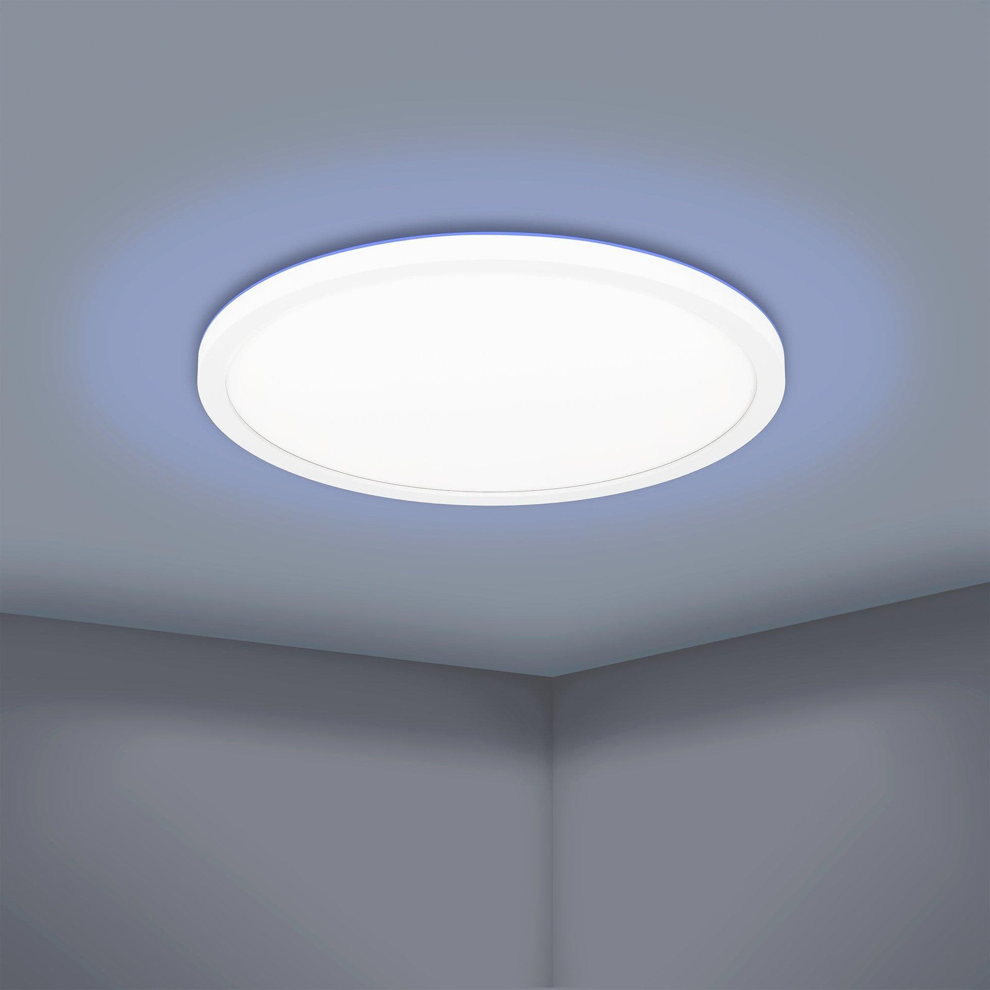 Rovito Z Round Plastic Smart Control Changing LED Ceiling Light 29.5cm
