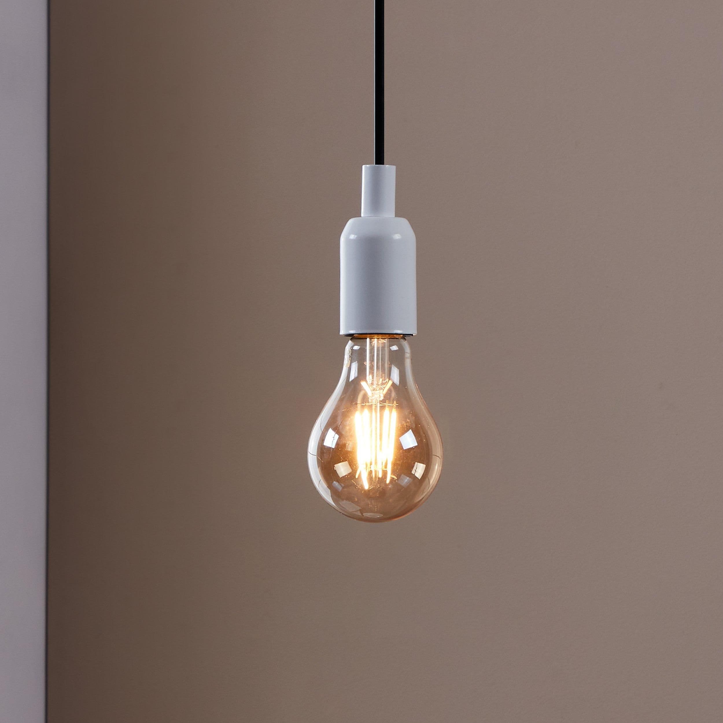 LED E27 A75 Coloured Lightbulb 2200K Pack 4