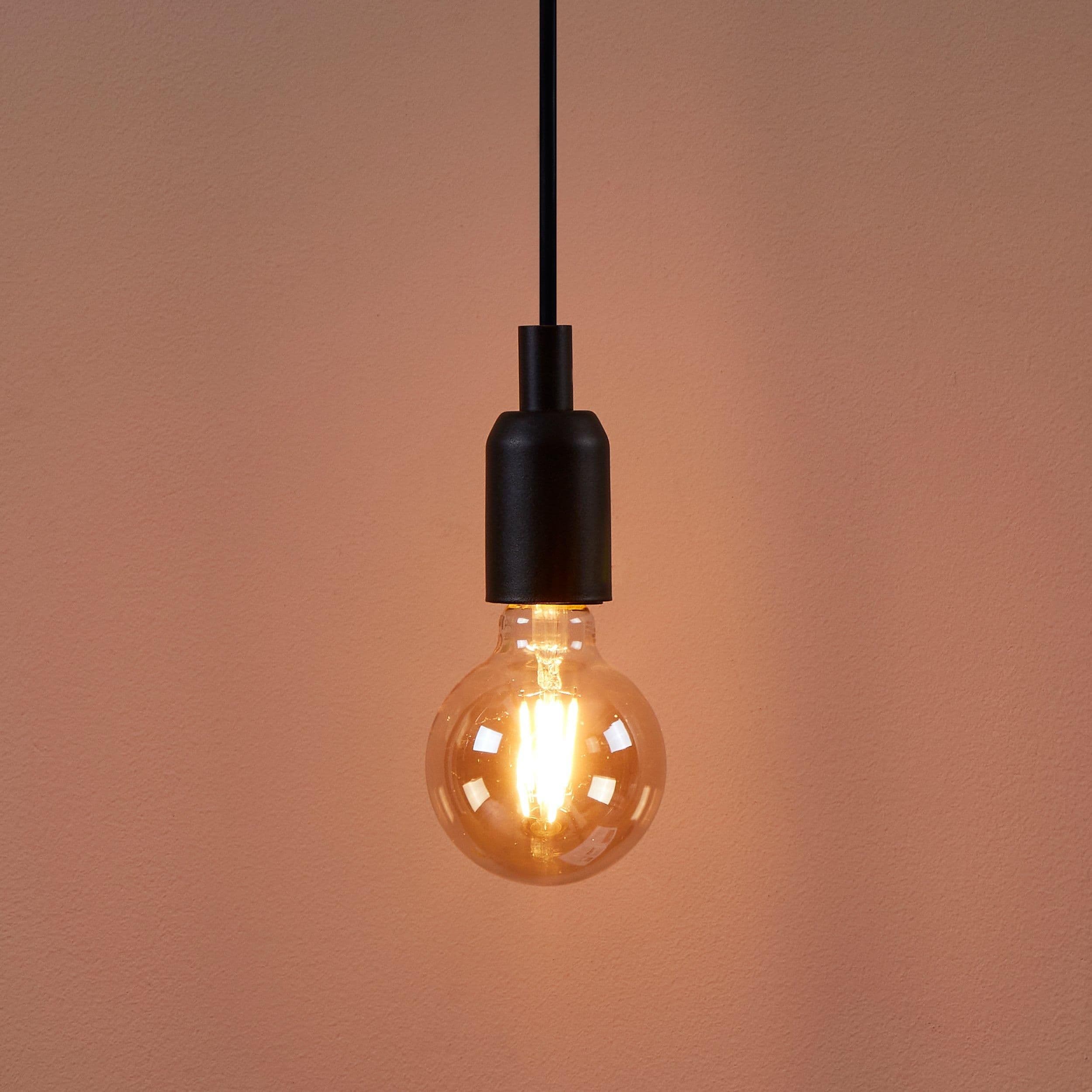 LED E27 G80 Coloured Lightbulb 2200K Pack 4