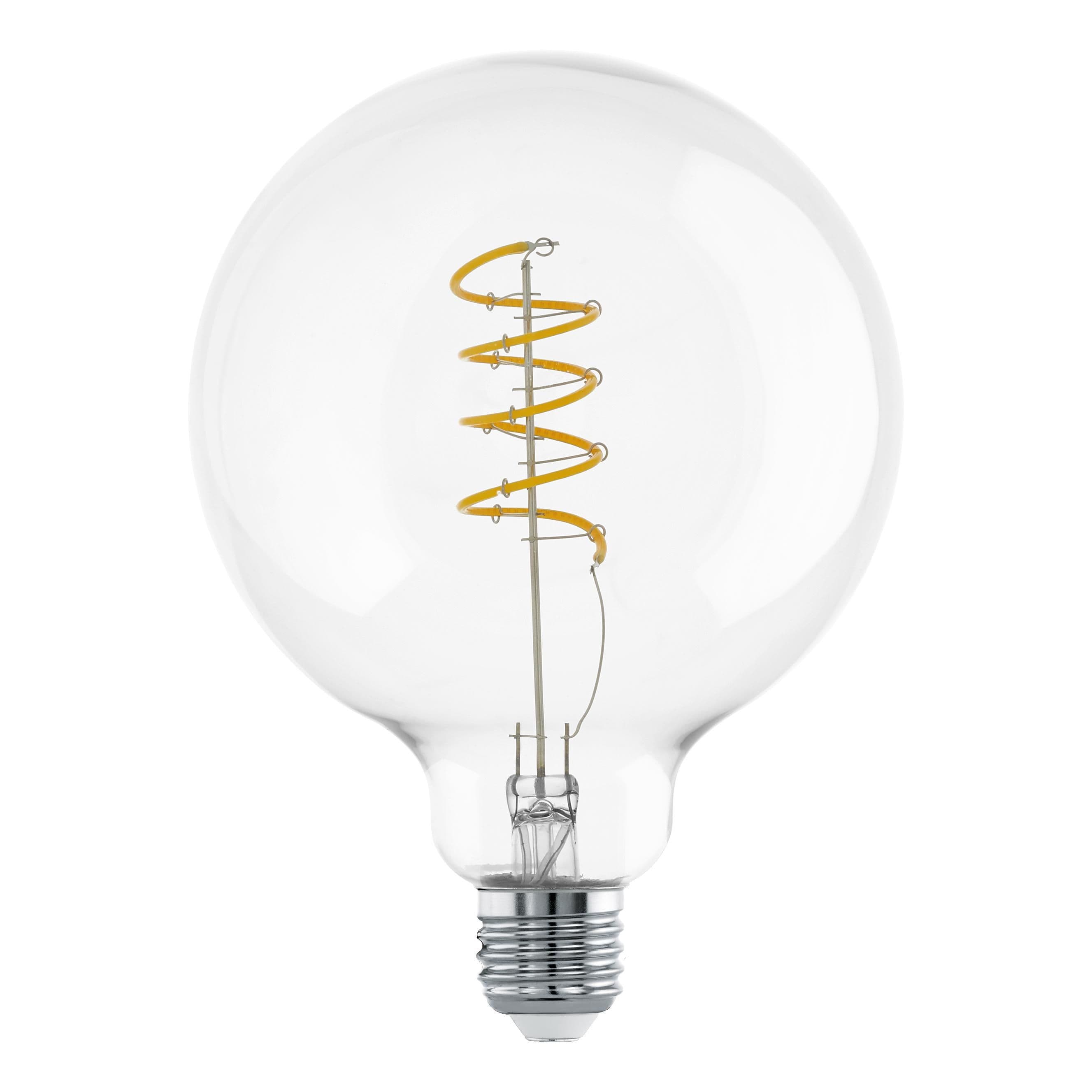 LED E27 G80 Coloured Lightbulb 2200K Pack 4